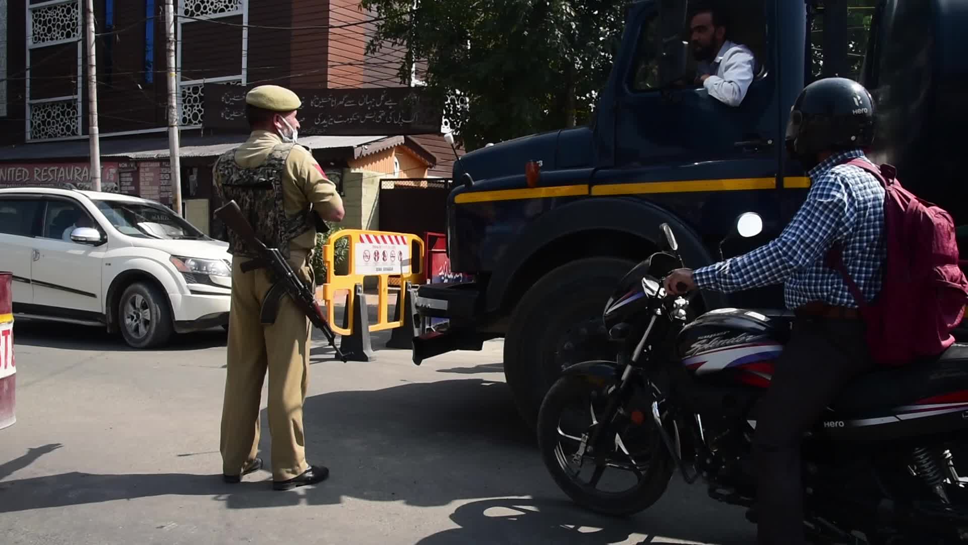Restrictions imposed after the death of veteran pro-freedom leader in Indian Administered Kashmir