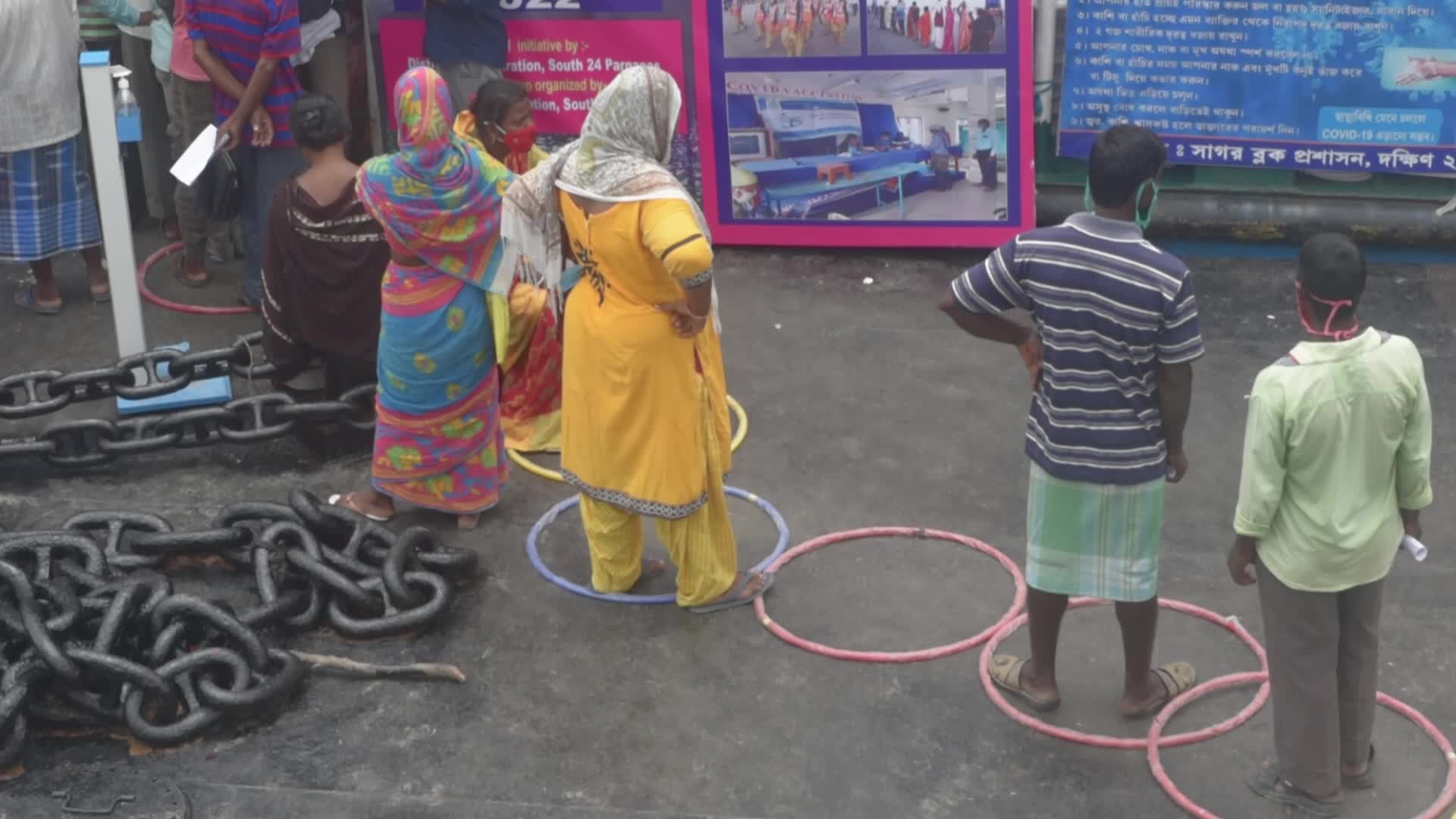 Coronavirus vaccination in Kolkata, India