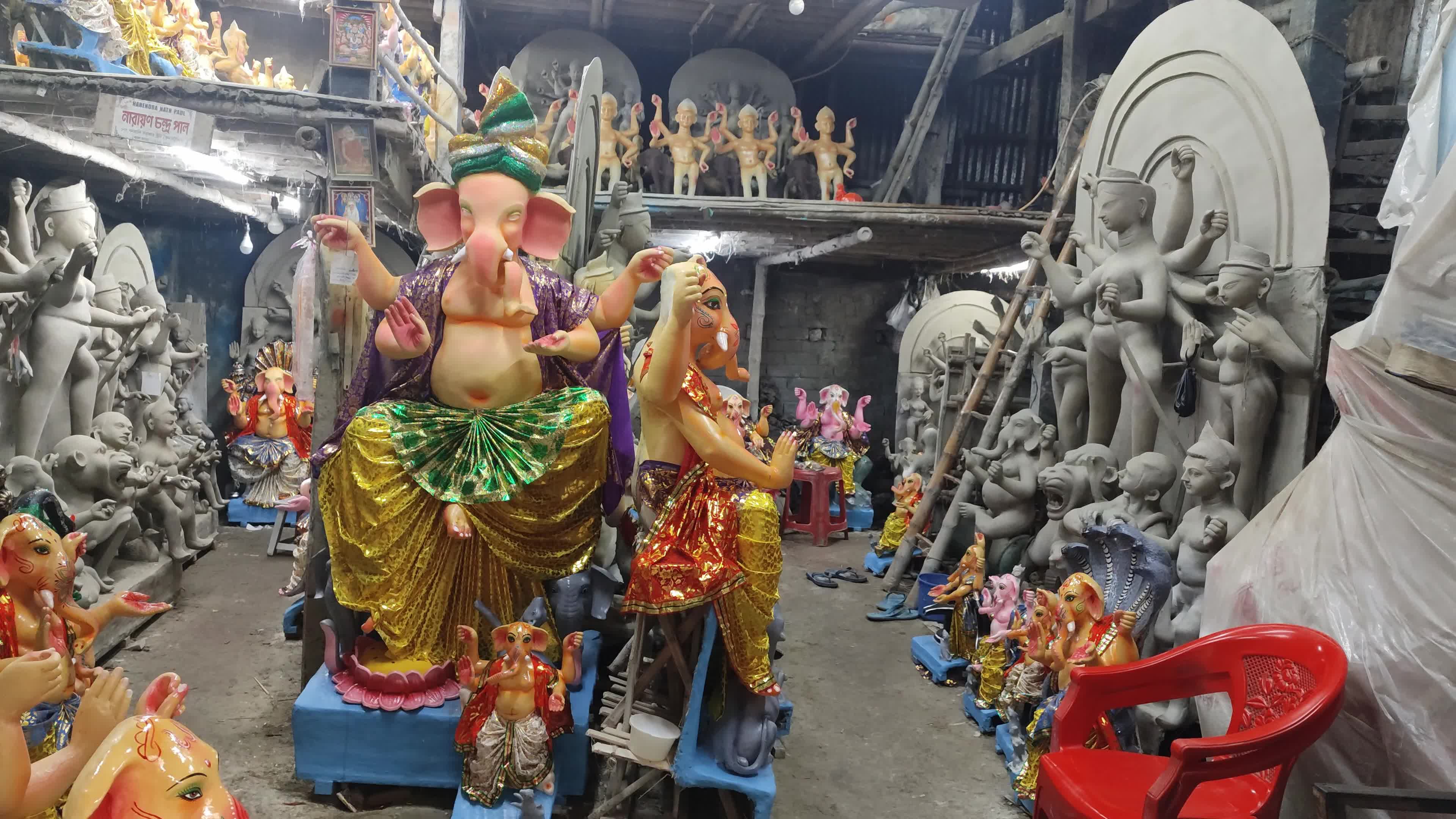Preparation Of Ganesh Chaturthi Festival In Kolkata