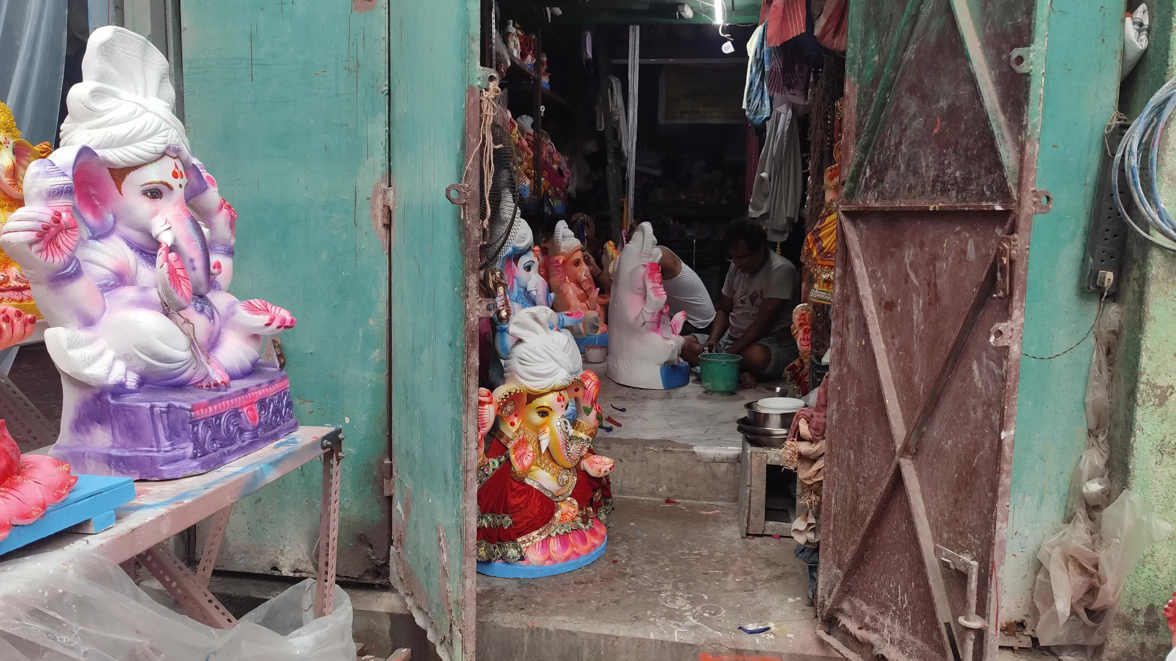 Preparation Of Ganesh Chaturthi Festival In Kolkata