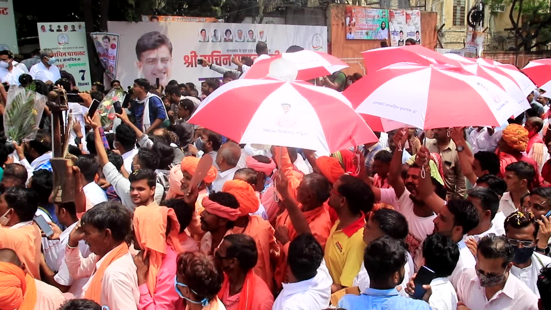 Congress Leader Sachin Pilot's Birthday in Jaipur 