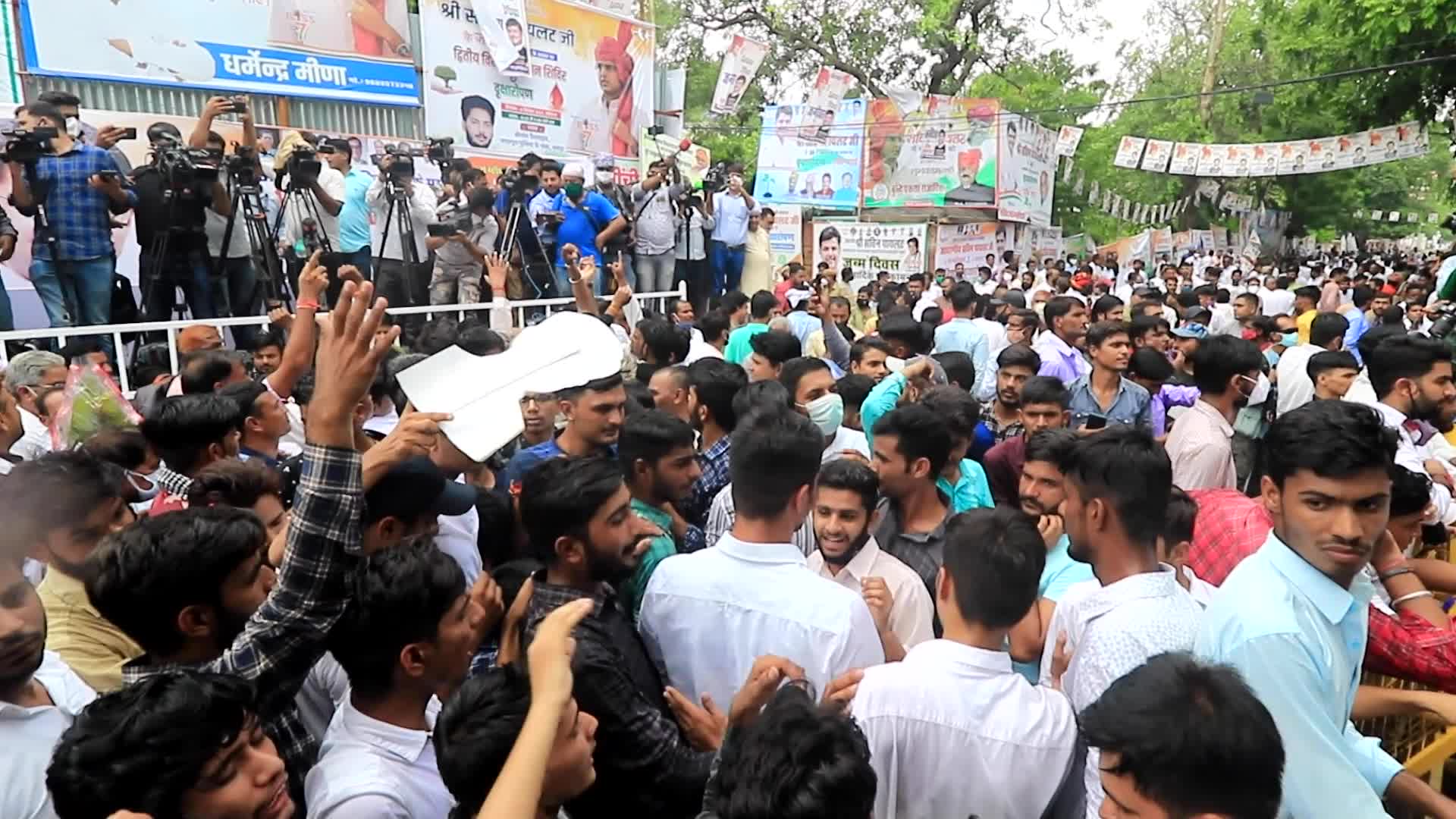 Congress Leader Sachin Pilot's Birthday in Jaipur 