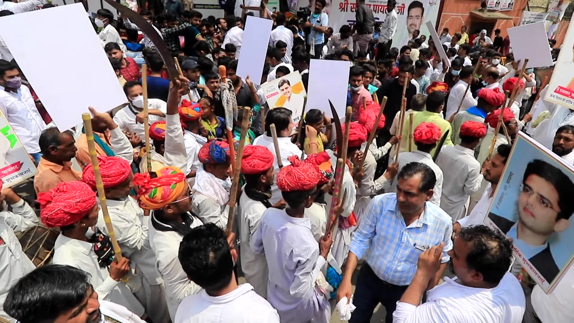Congress Leader Sachin Pilot's Birthday in Jaipur 