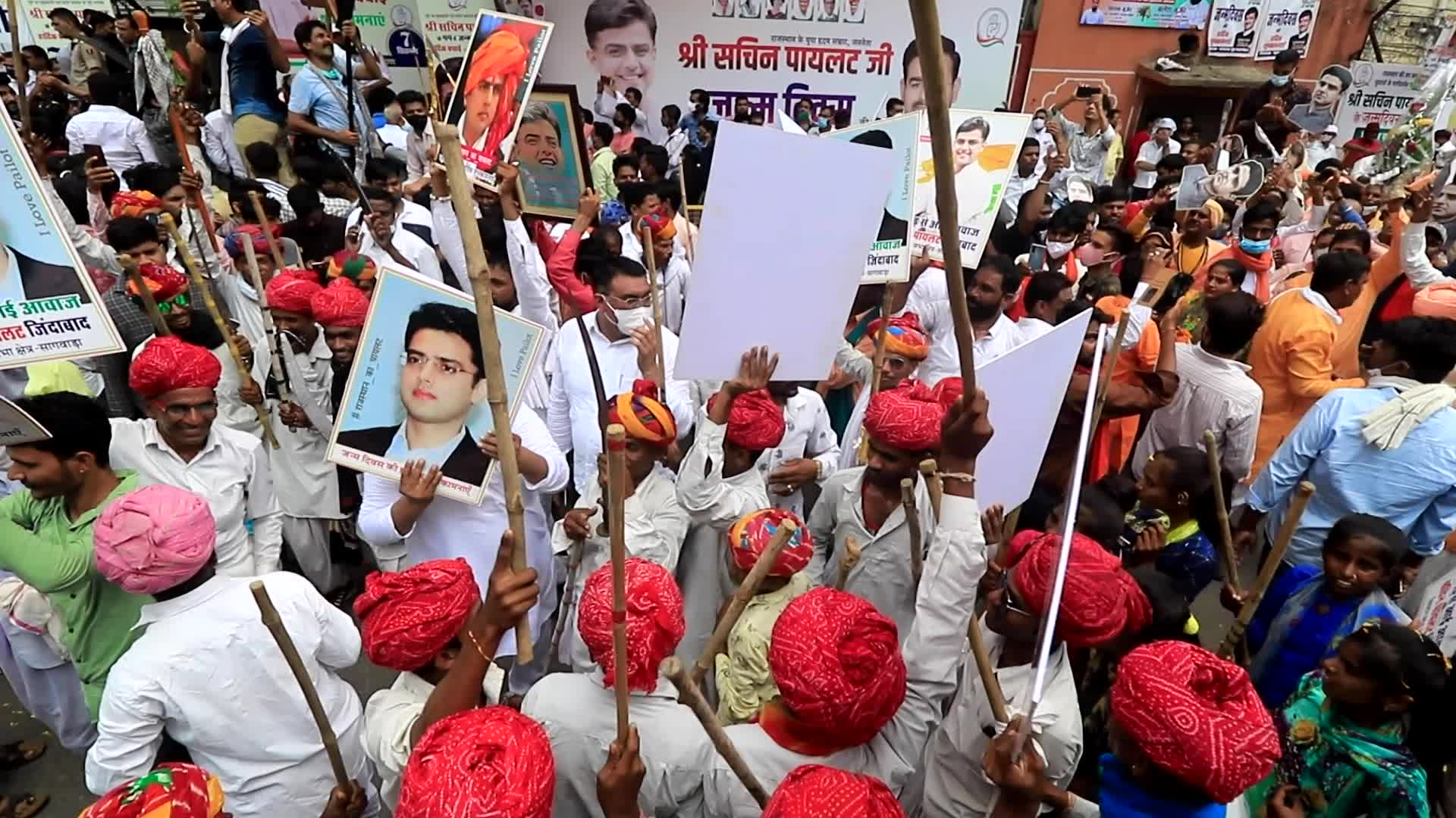 Congress Leader Sachin Pilot's Birthday in Jaipur 