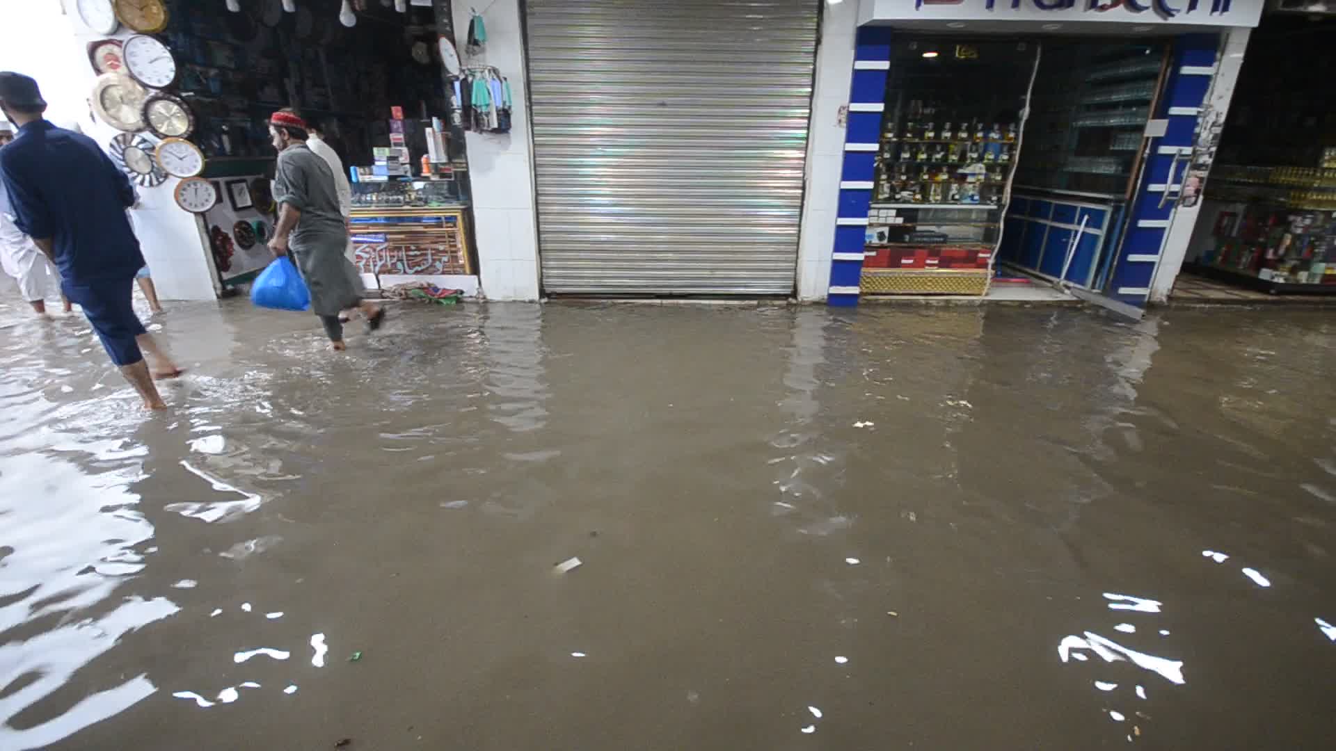 Heavy rains in Peshawar