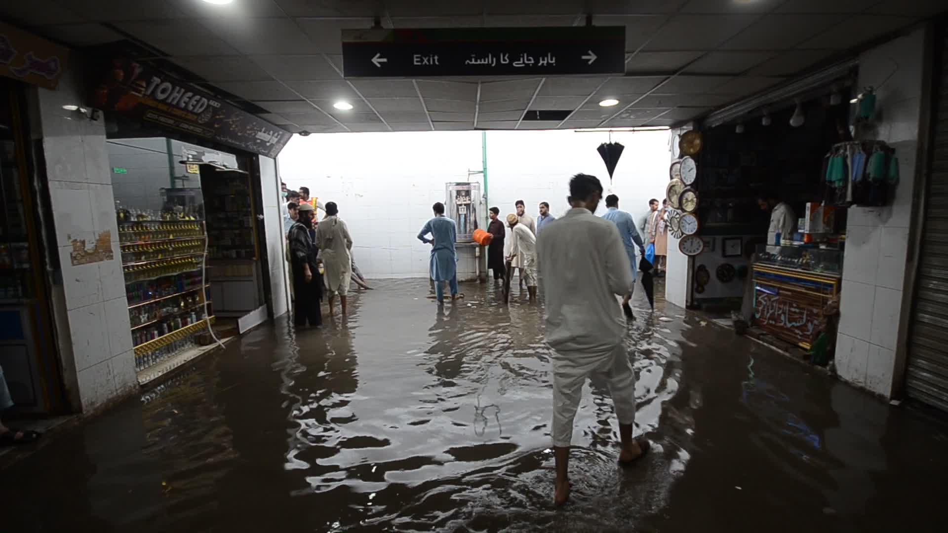 Heavy rains in Peshawar