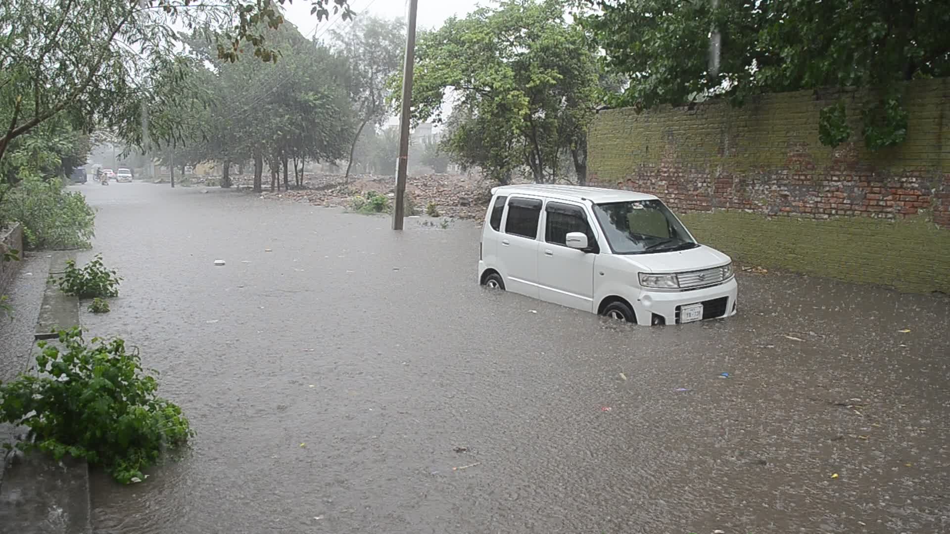 Heavy rains in Peshawar