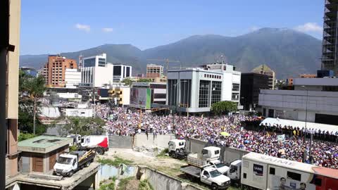 Demonstration To Support Self-proclaimed Interim President of Venezuela