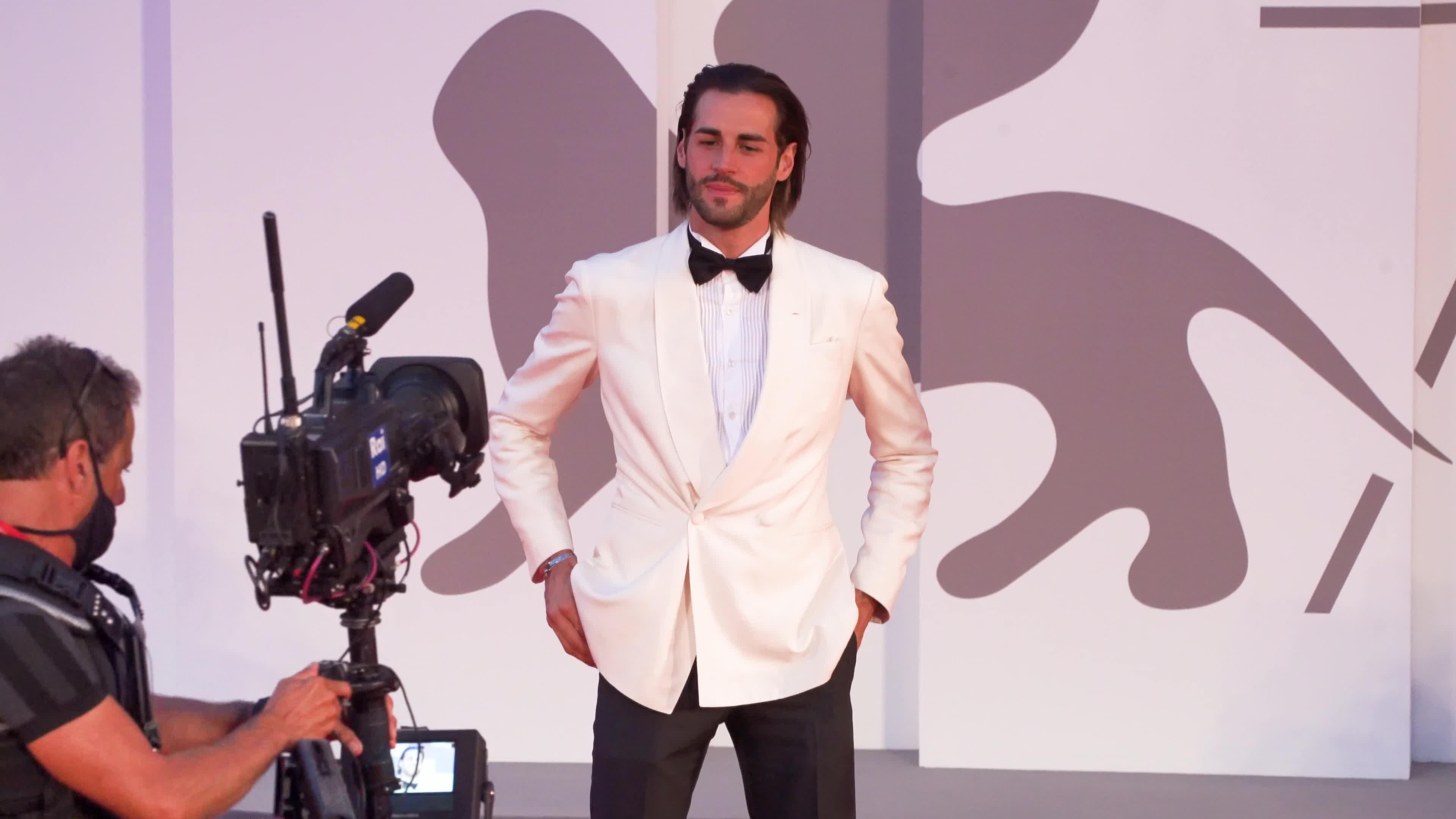 Gianmarco Tamberi, Chiara Bontempi at the Venice Film Festival