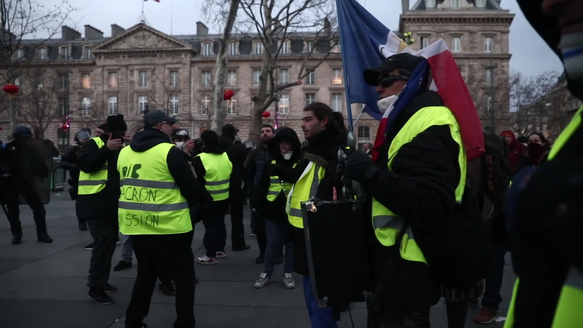 "Yellow Vests" Protest In Paris