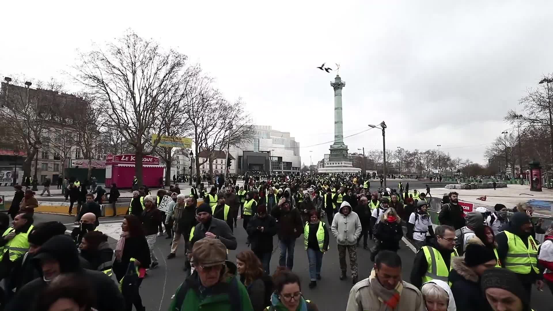 "Yellow Vests" Protest In Paris