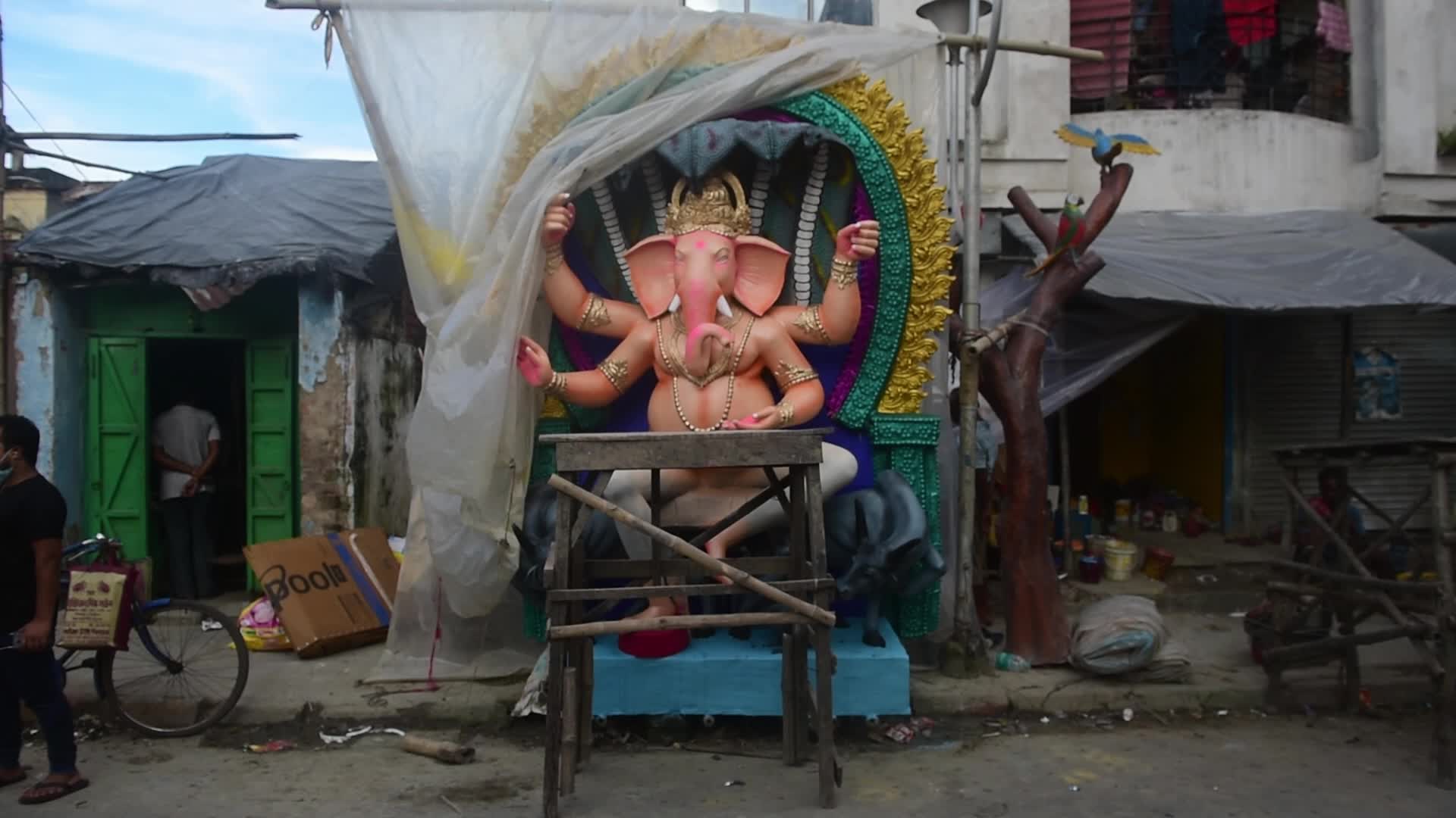 Preparation Of Ganesh Chaturthi Festival In Kolkata