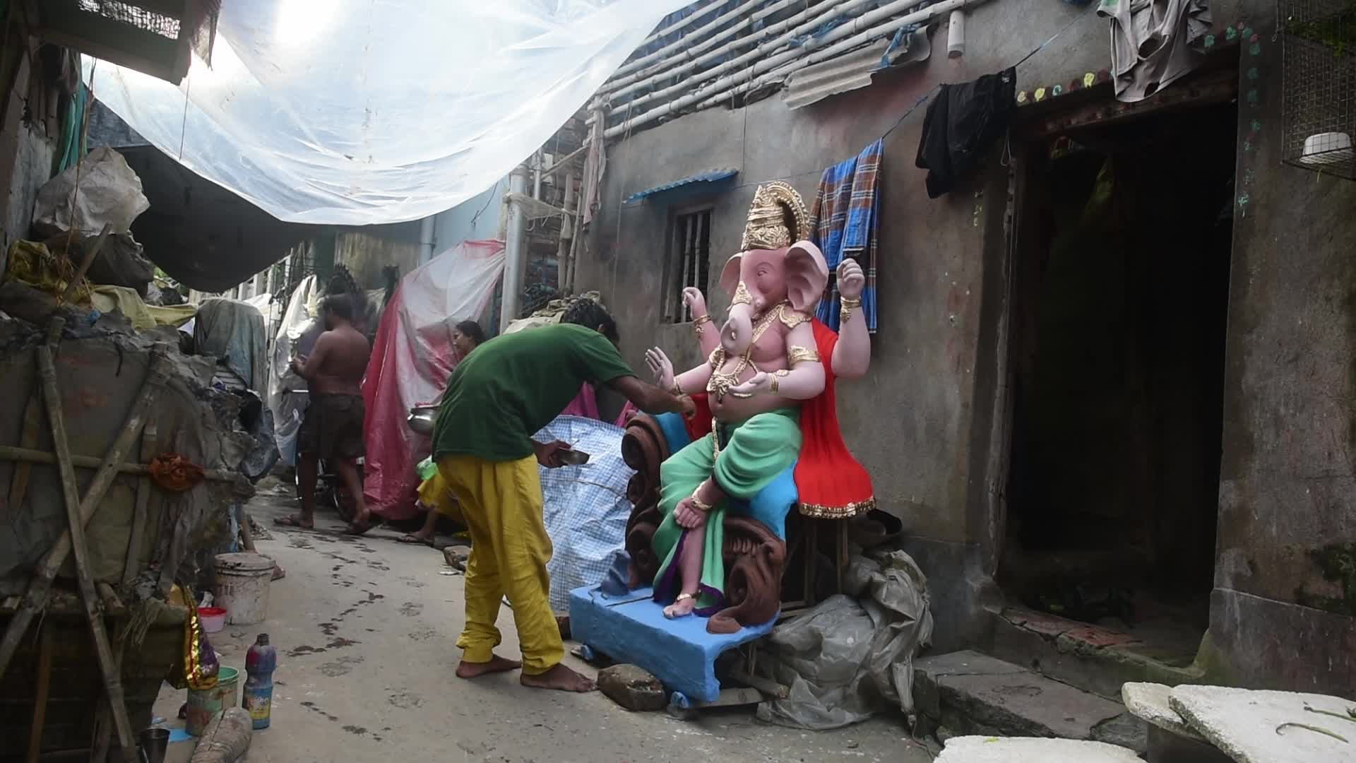 Preparation Of Ganesh Chaturthi Festival In Kolkata
