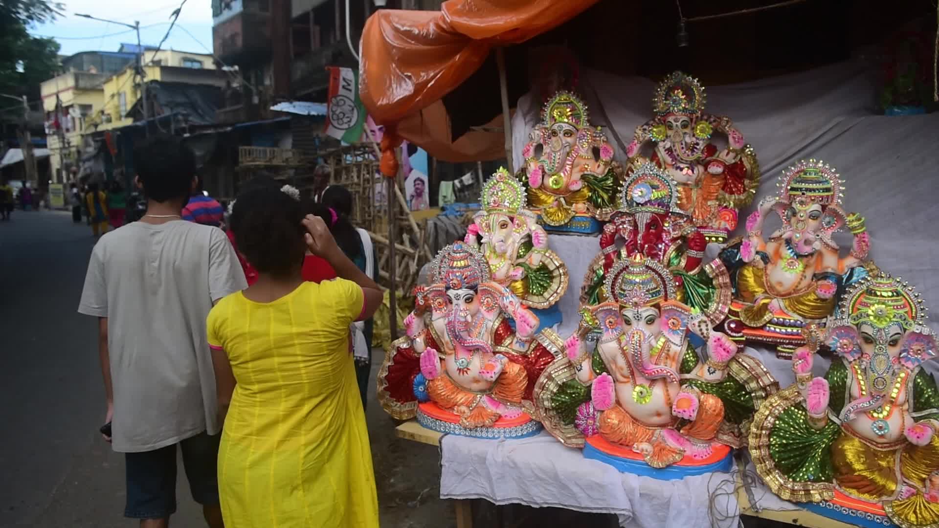 Preparation Of Ganesh Chaturthi Festival In Kolkata