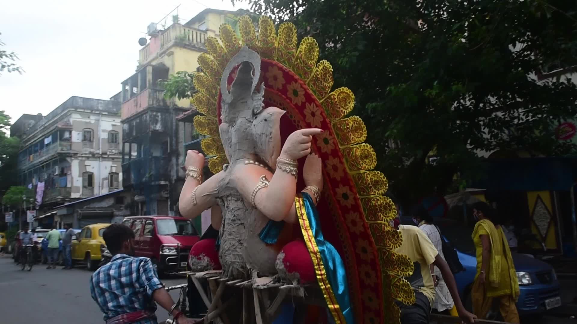 Preparation Of Ganesh Chaturthi Festival In Kolkata