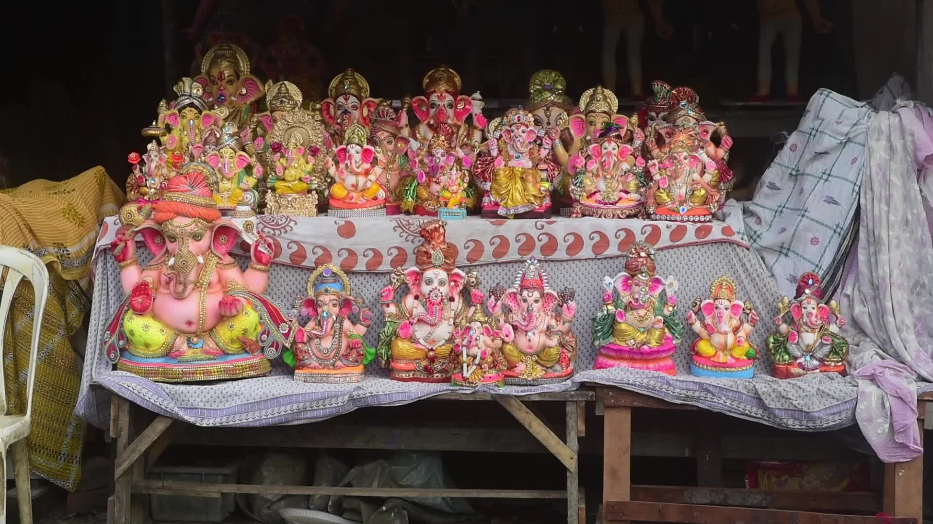 Preparation Of Ganesh Chaturthi Festival In Kolkata