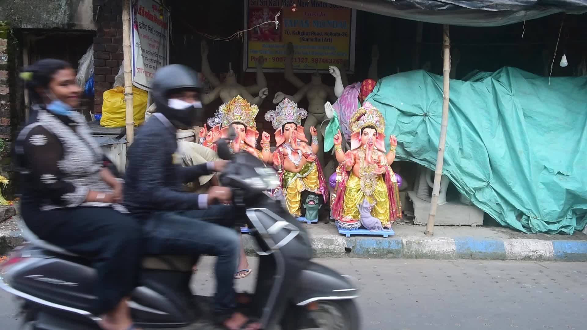 Preparation Of Ganesh Chaturthi Festival In Kolkata