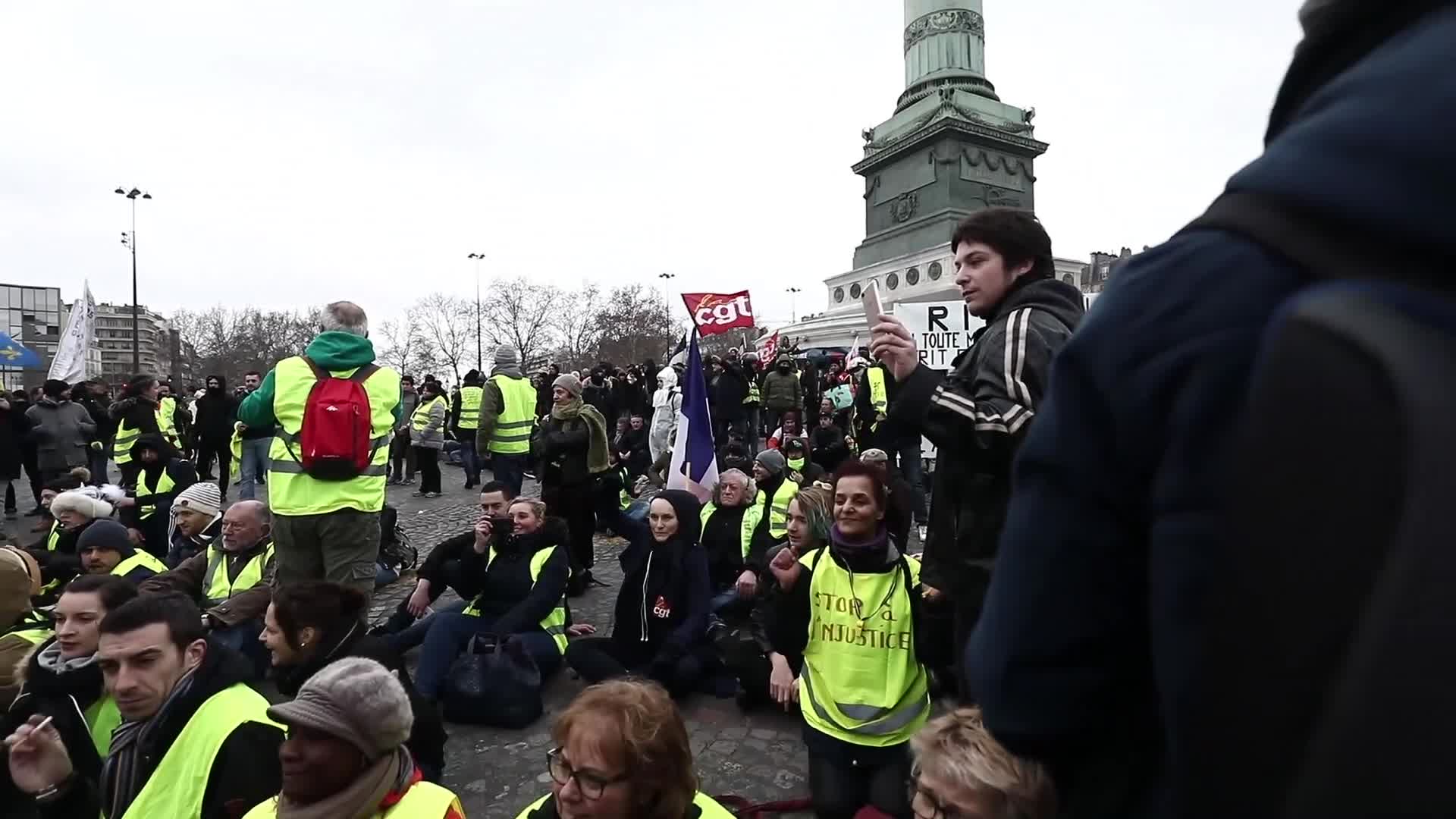 "Yellow Vests" Protest In Paris