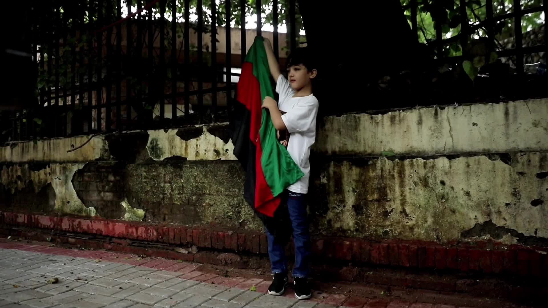 Afghan Nationals protest against Pakistan in India