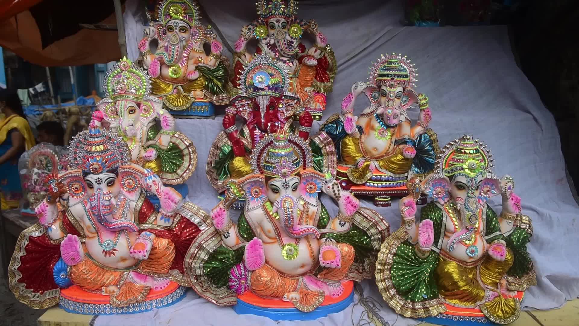 Preparation Of Ganesh Chaturthi Festival In Kolkata