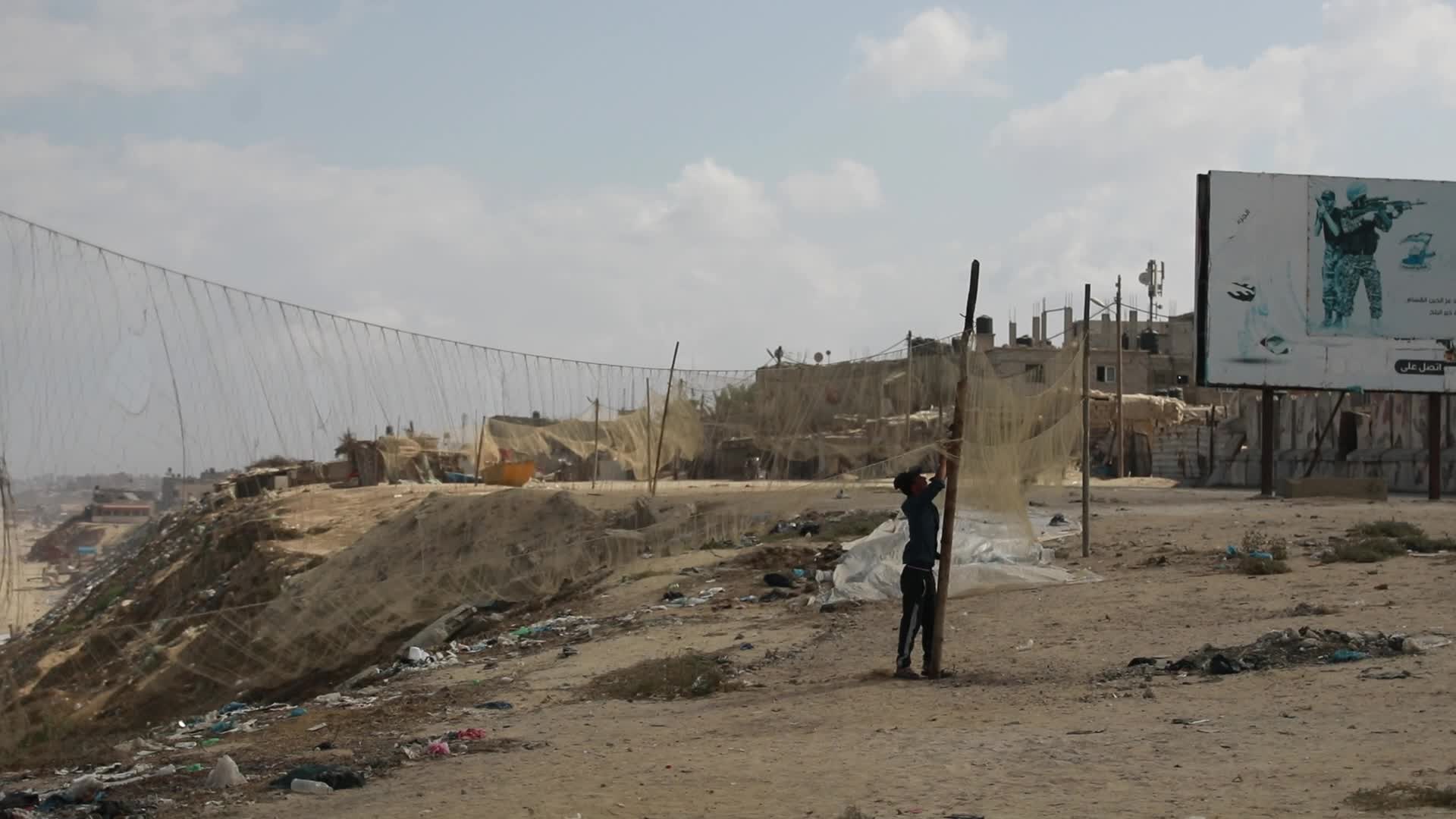 Quail hunt in Gaza strip