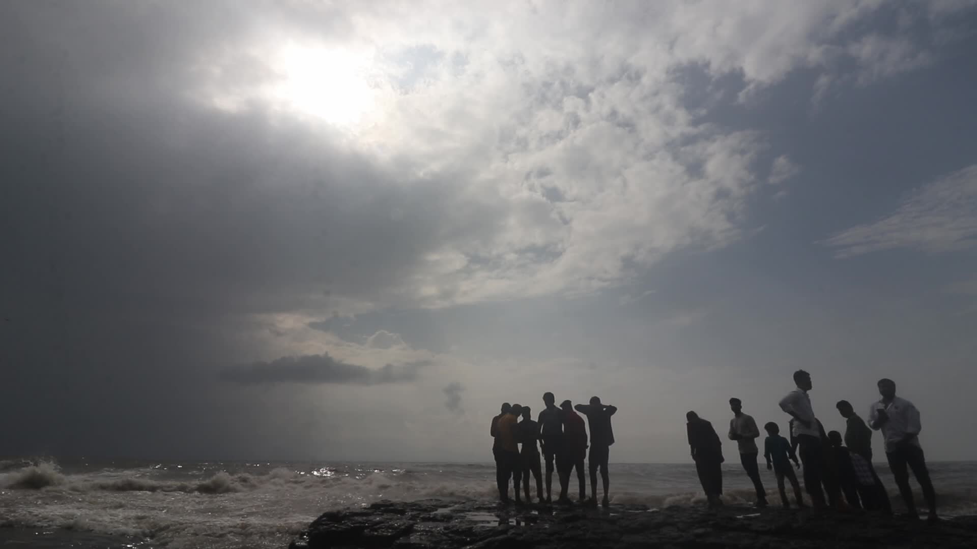 High tide in Mumbai, India