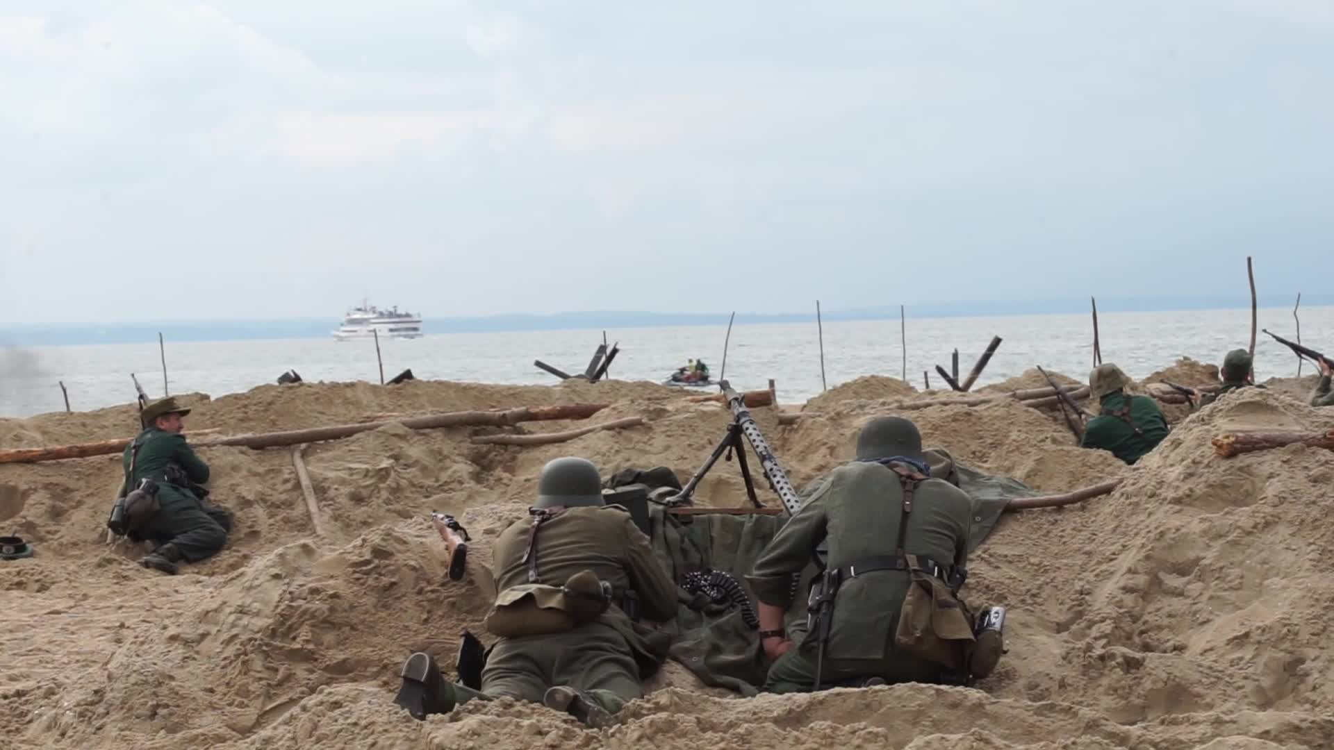 D-Day Reenactment: WWII Landing On Omaha Beach