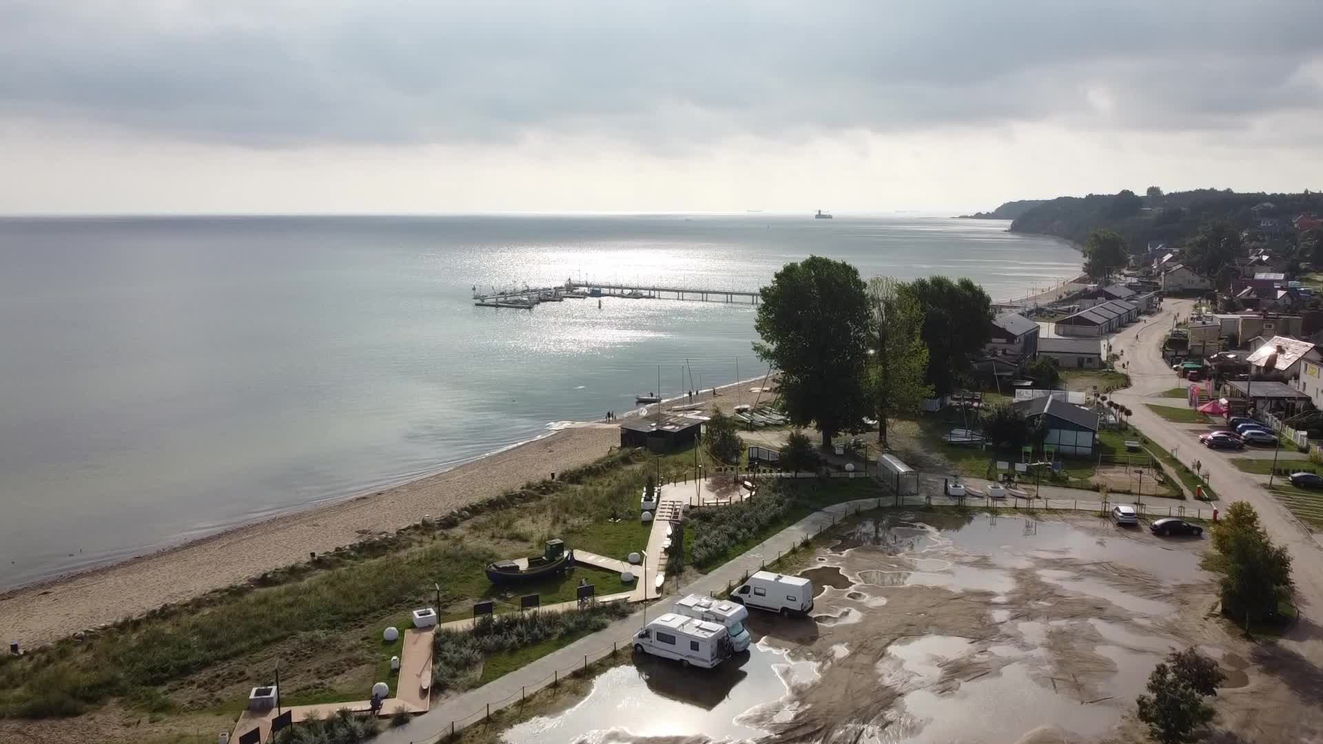 Seaside in Mechelinki Poland 