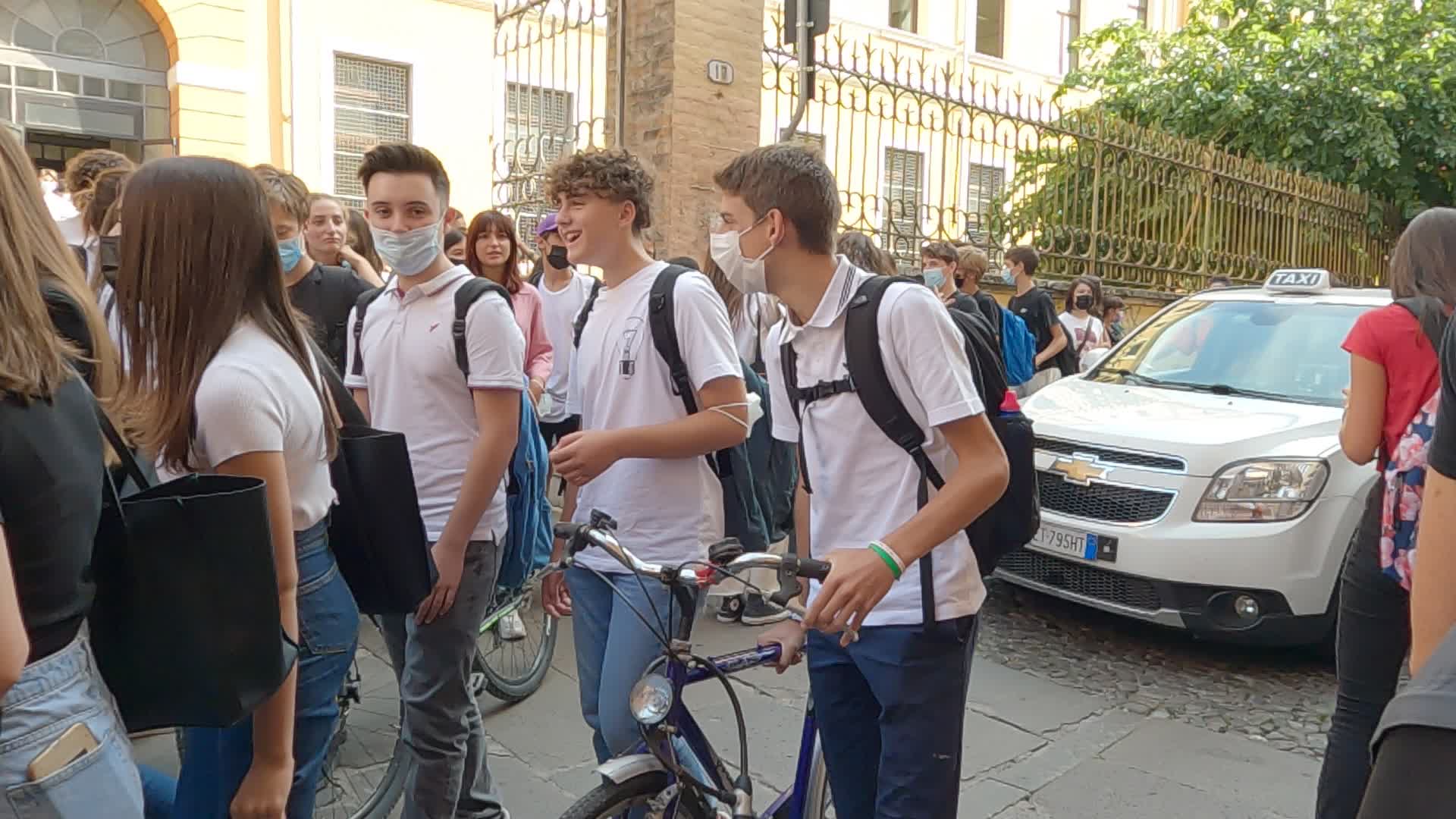 Gatherings of students from the Tito Livio high school in Padua on leaving school.
