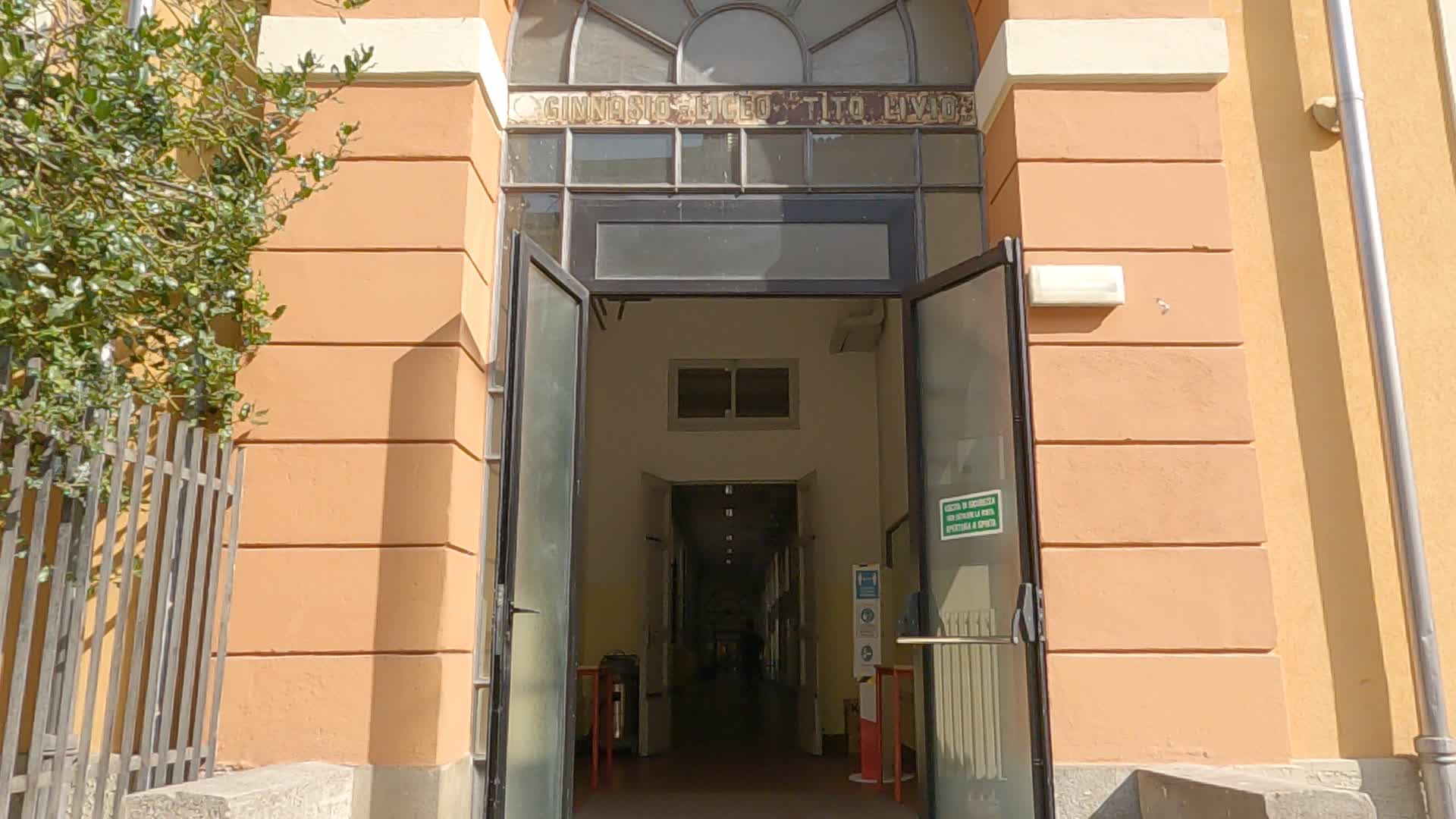 Exteriors of the Liceo Tito Livio in Padua