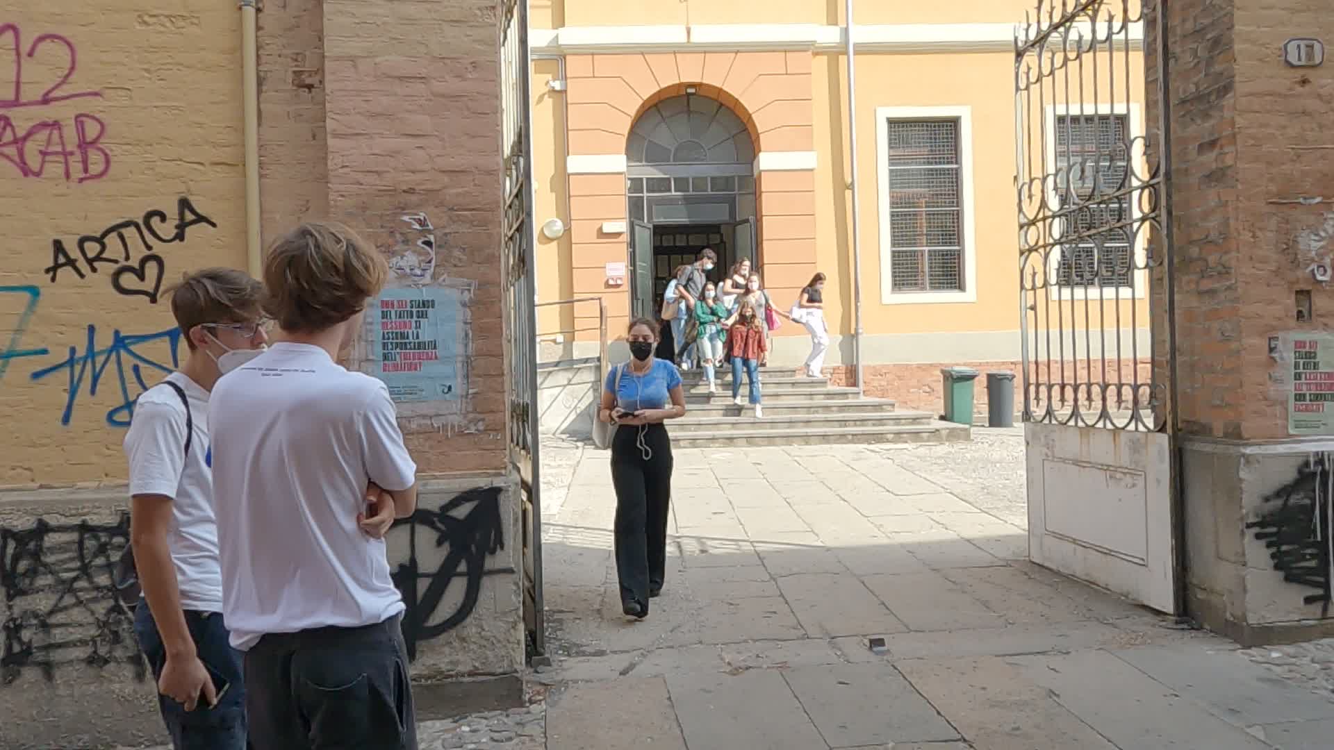 Gatherings of students from the Tito Livio high school in Padua on leaving school.