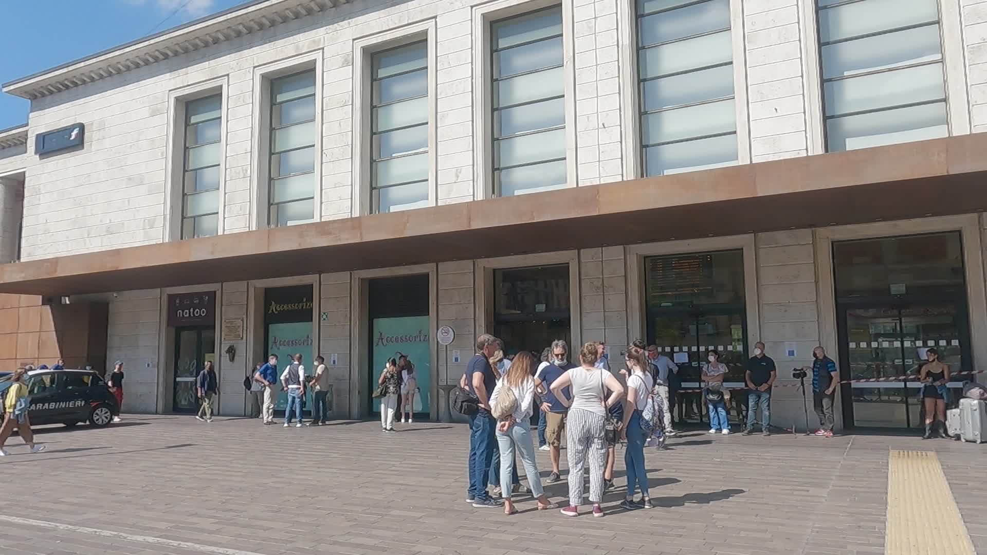 Exteriors of the Padua train station