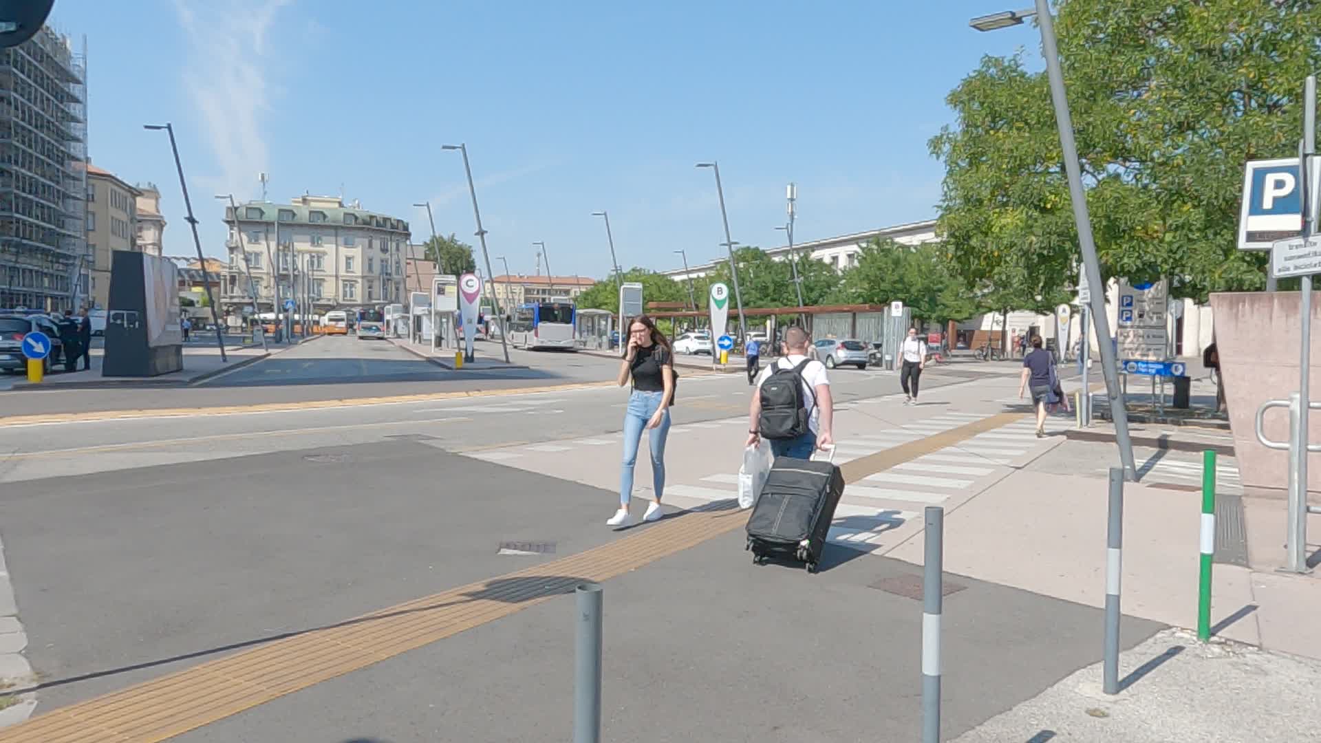 Exteriors of the Padua bus station