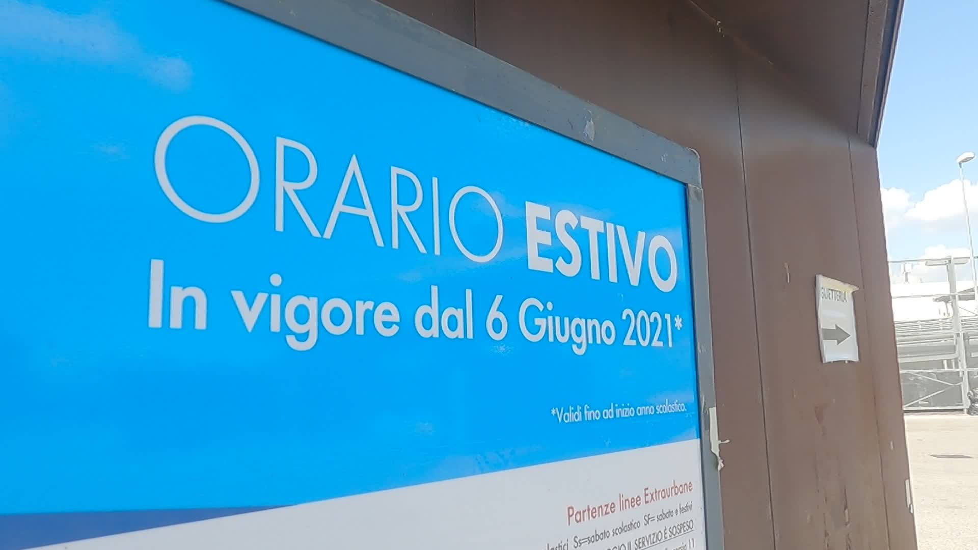 Exteriors of the Padua bus station