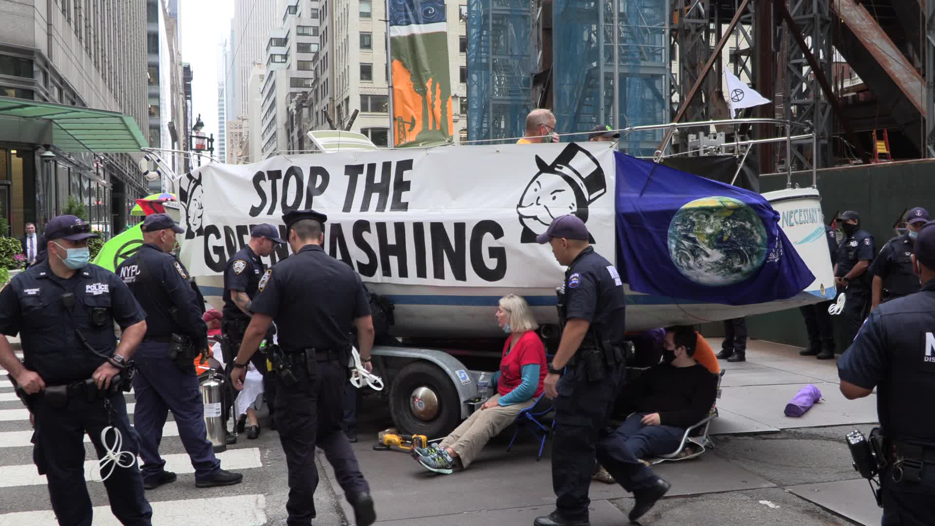 NYC: Extinction Rebellion protest to demand JP Morgan stop fossil fuel investment