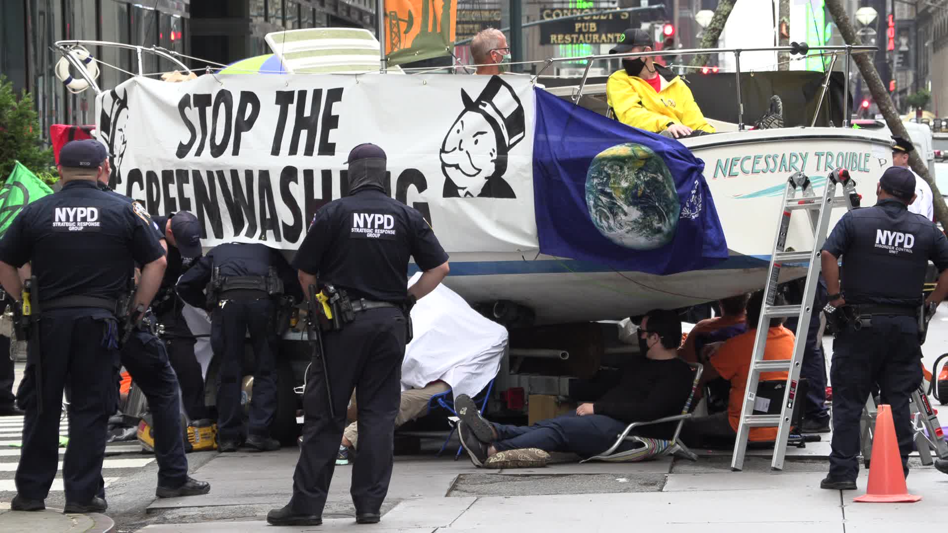 NYC: Extinction Rebellion protest to demand JP Morgan stop fossil fuel investment