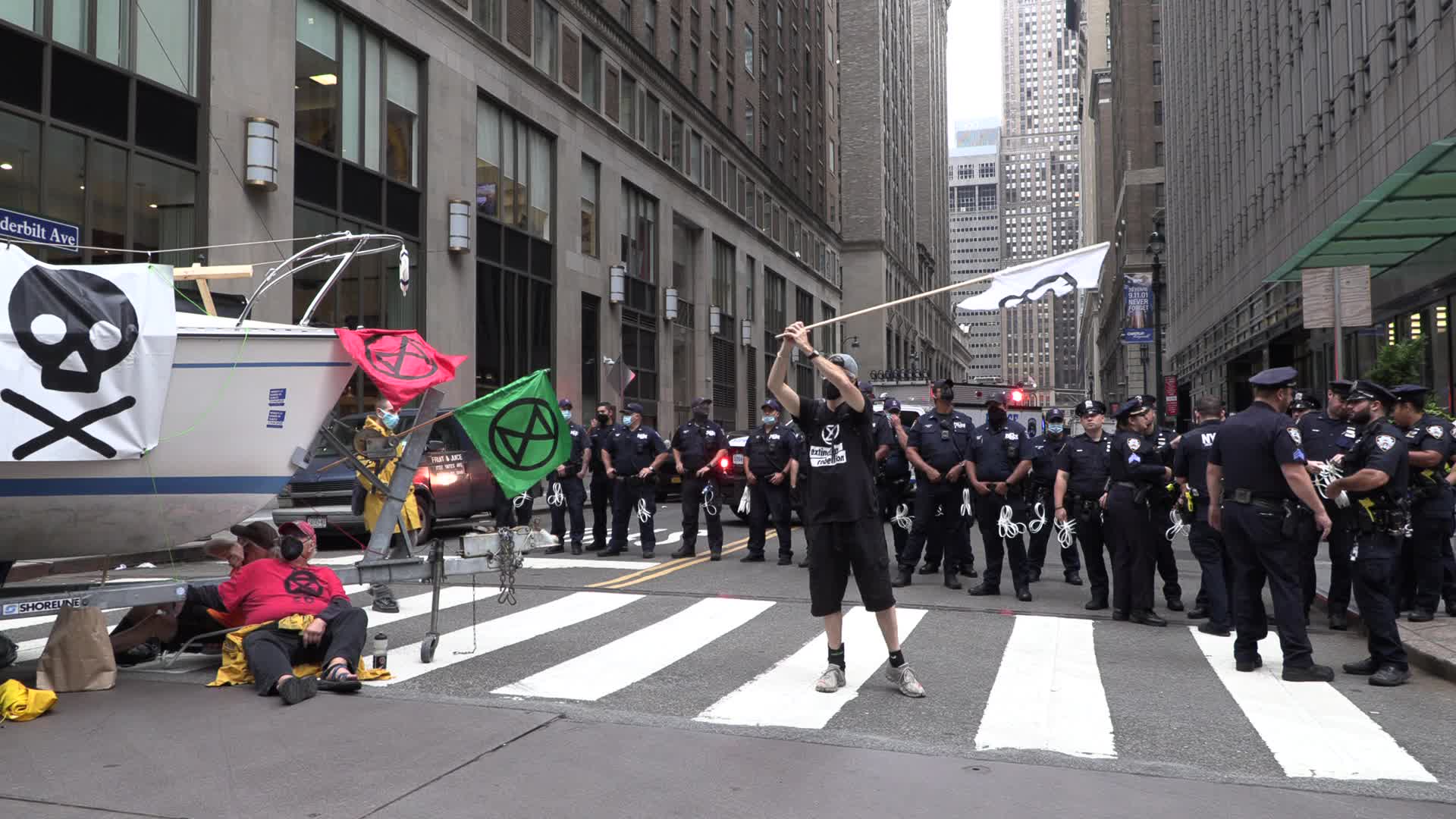 NYC: Extinction Rebellion protest to demand JP Morgan stop fossil fuel investment