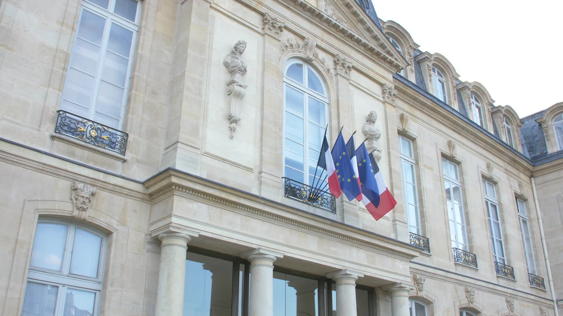 French President Emmanuel Macron Hosts German Chancellor Angela Merkel At Elysee Palace