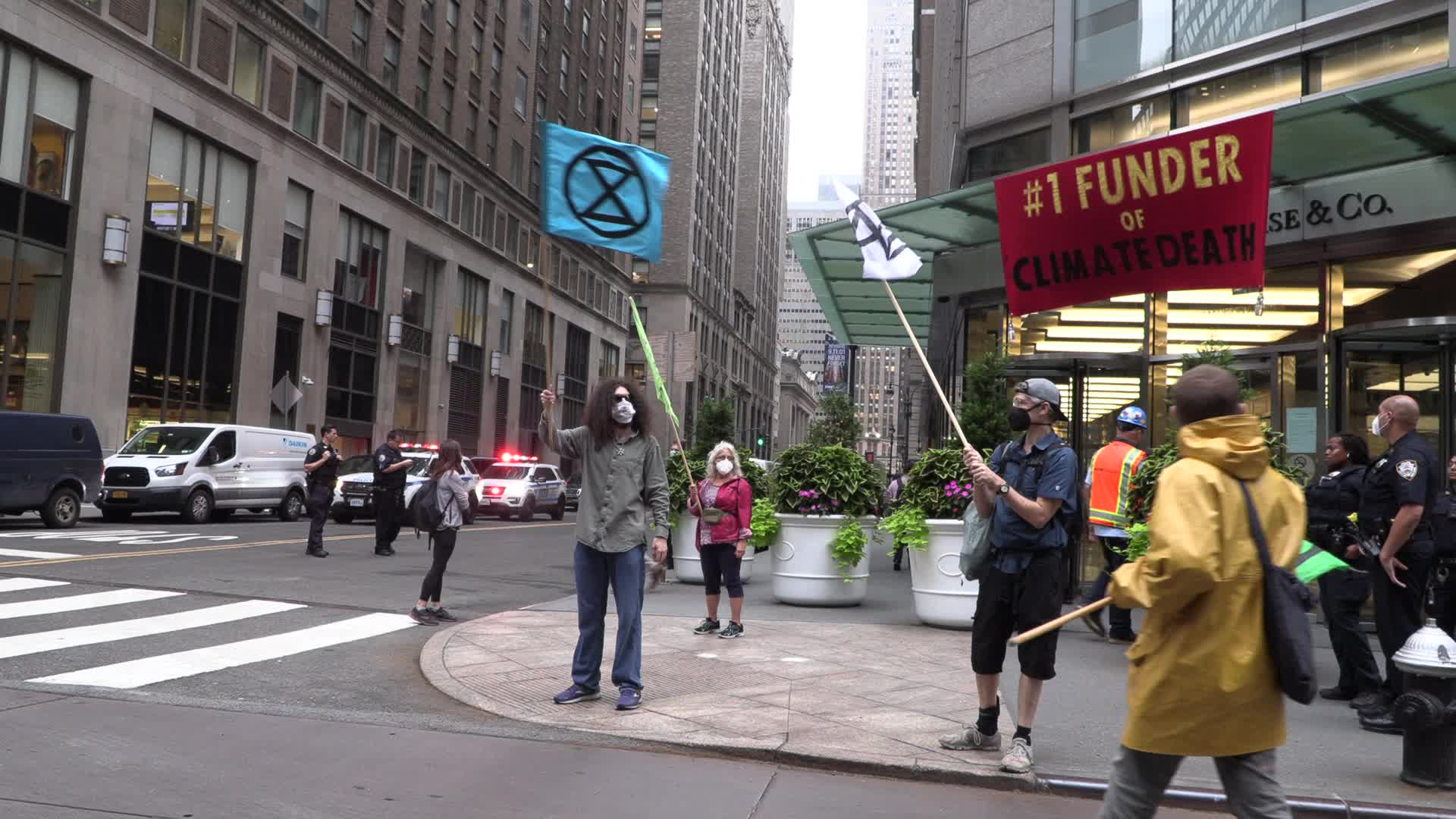 NYC: Extinction Rebellion protest to demand JP Morgan stop fossil fuel investment