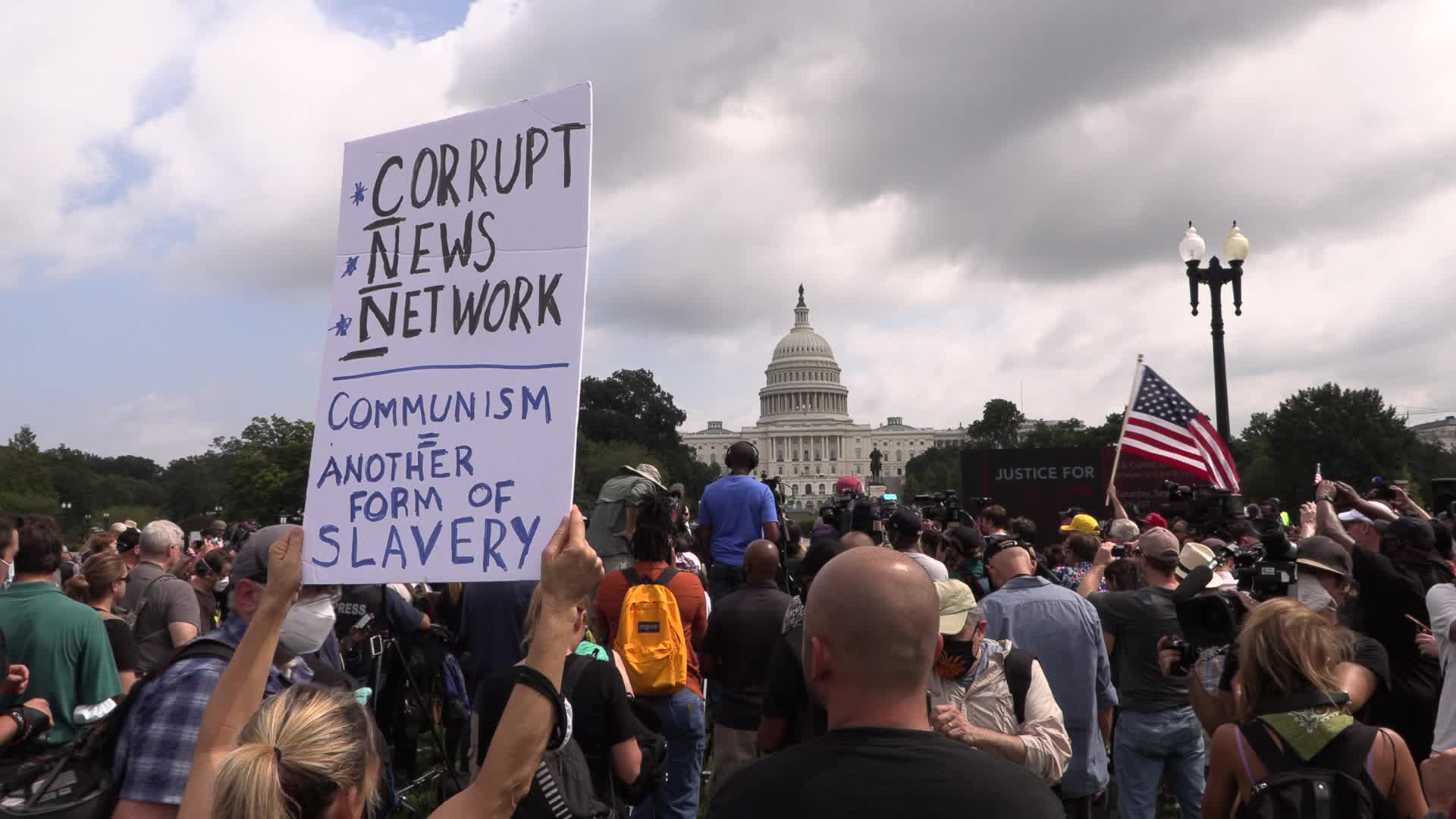 Capitol security during Justice for J6 rally