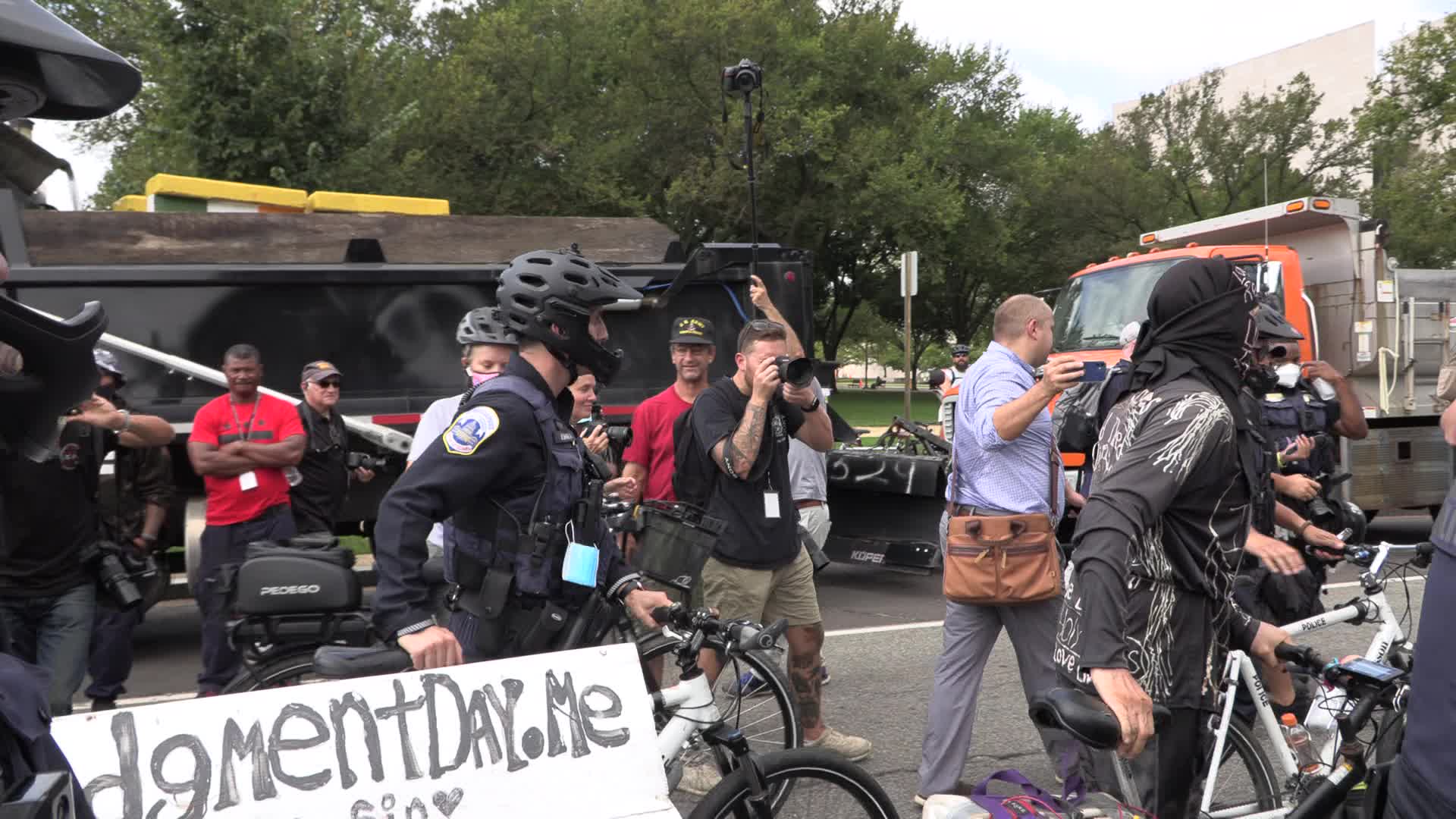 Capitol security during Justice for J6 rally