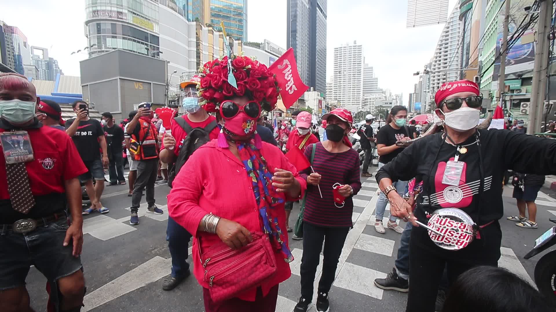 Anti-government protest in Bangkok, Thailand
