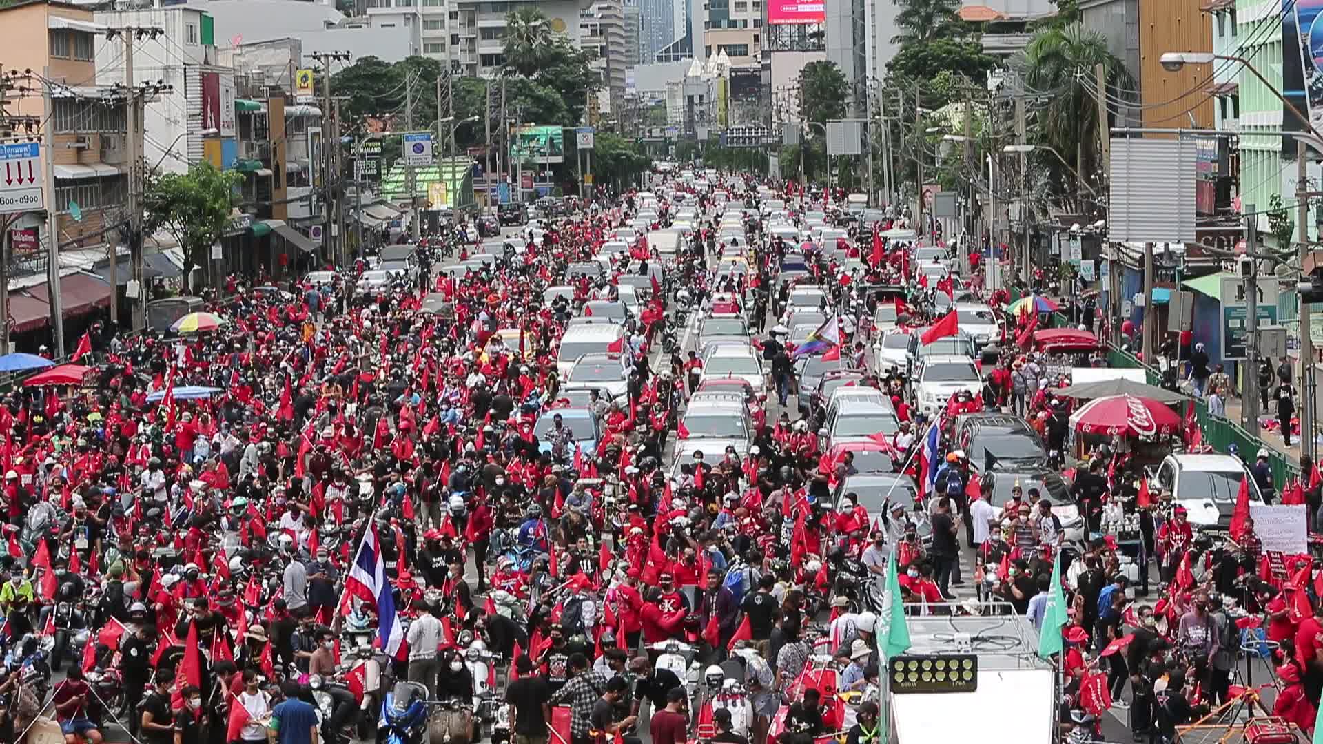 Anti-government protest in Bangkok, Thailand