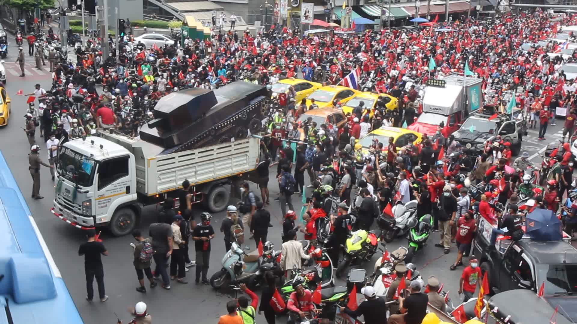 Anti-government protest in Bangkok, Thailand