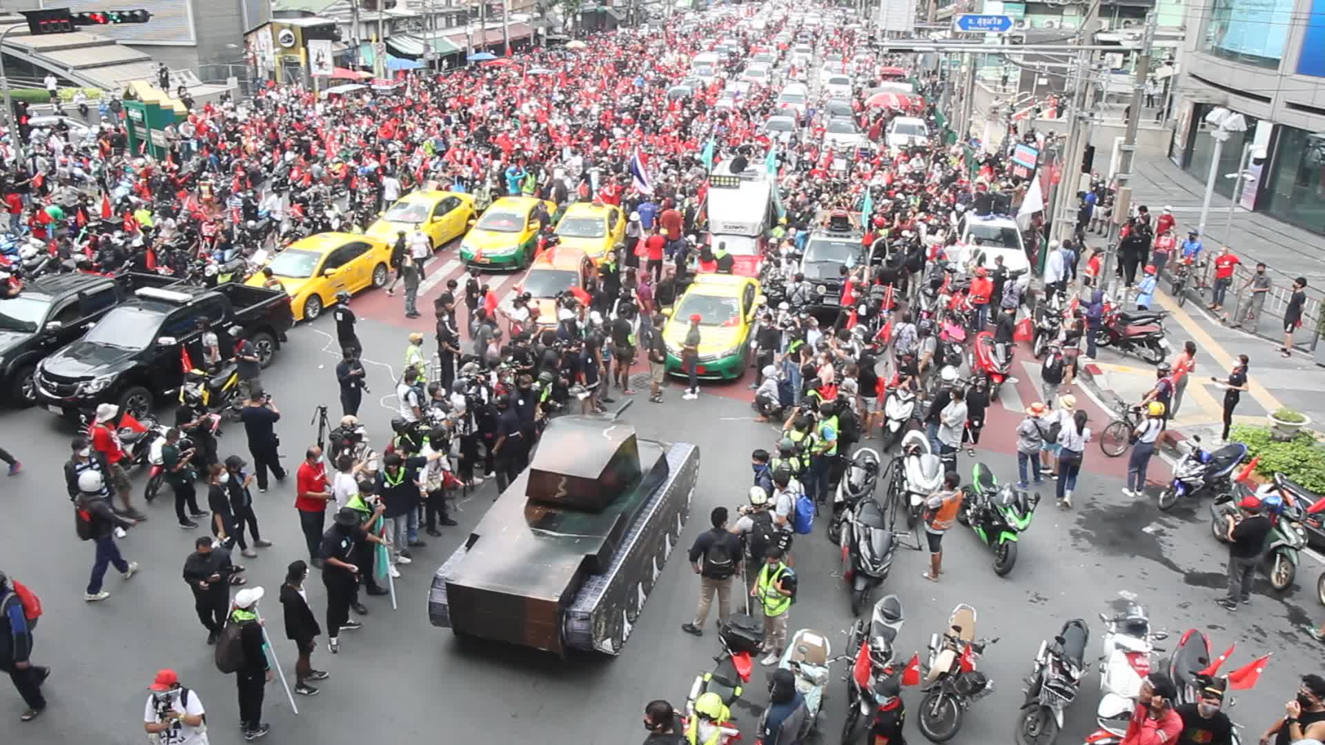 Anti-government protest in Bangkok, Thailand