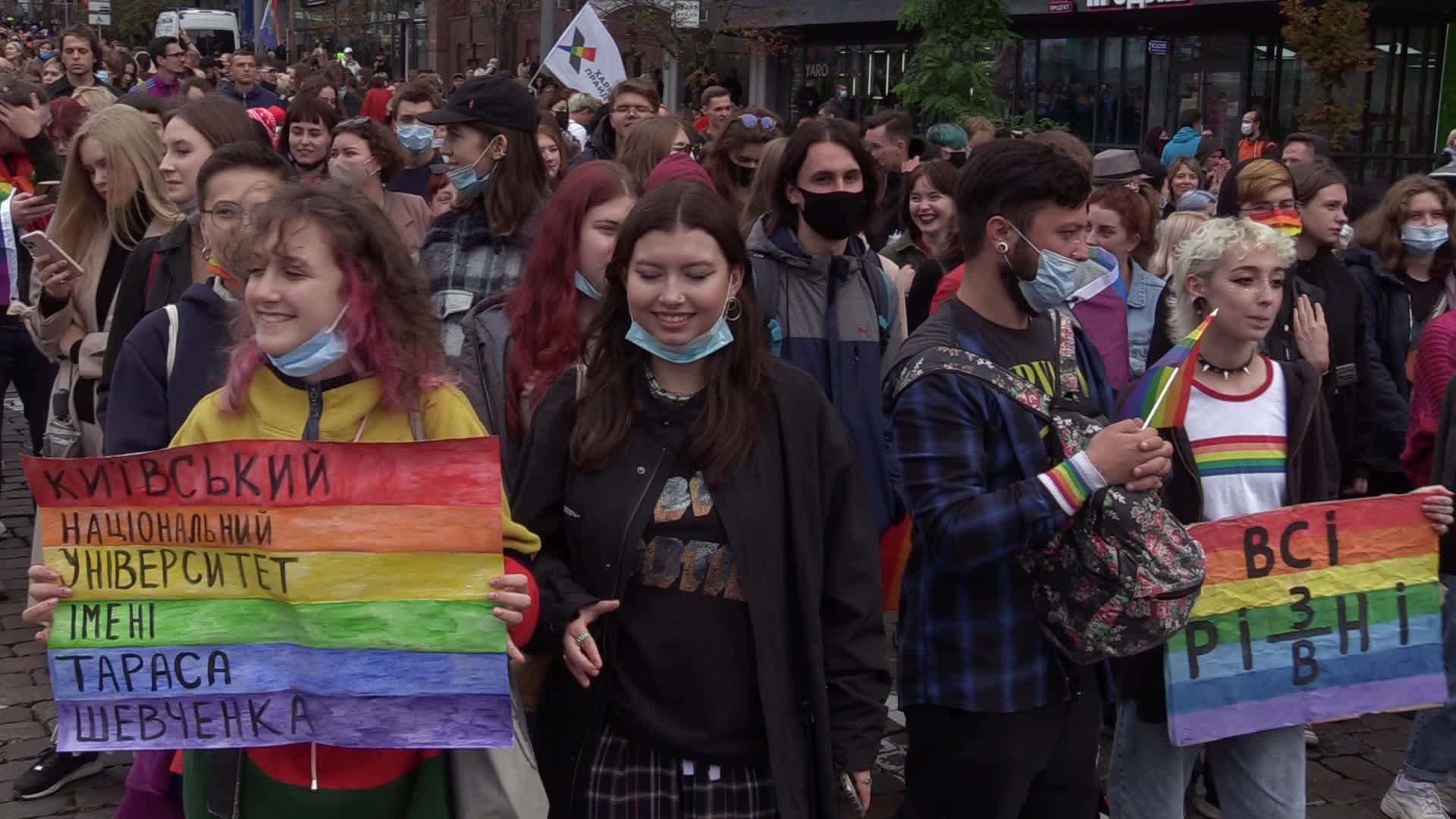 KyivPride gay parade in Ukraine