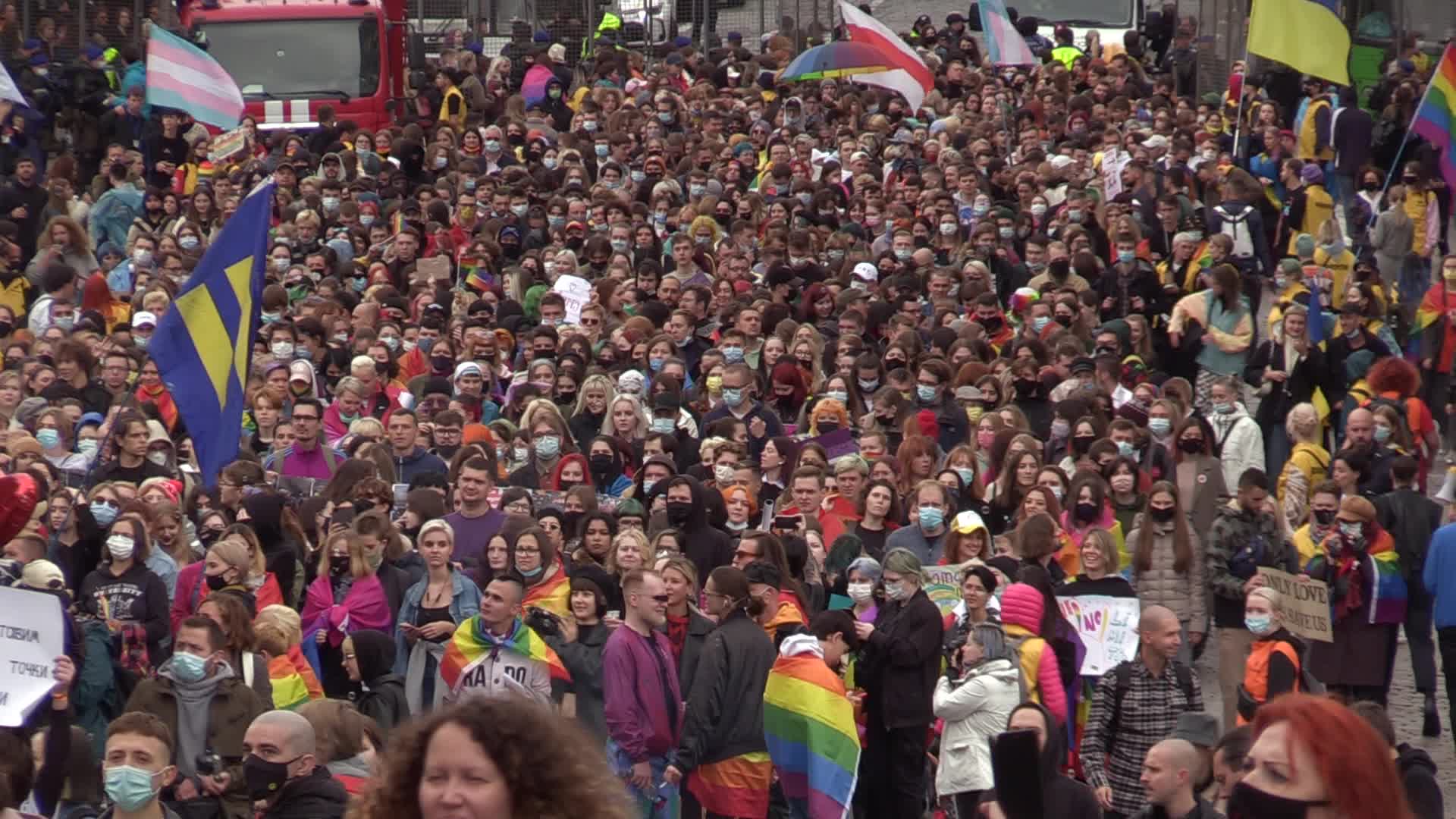 KyivPride gay parade in Ukraine
