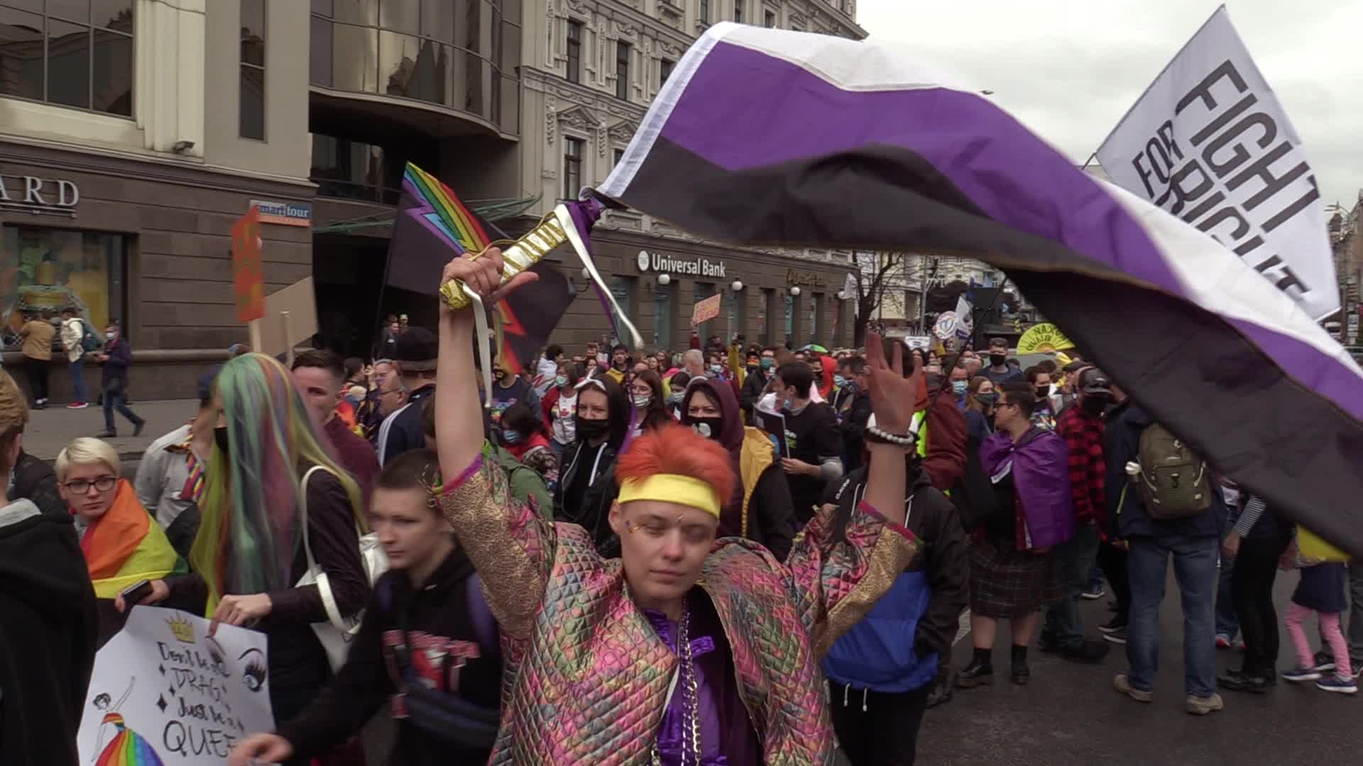 KyivPride gay parade in Ukraine