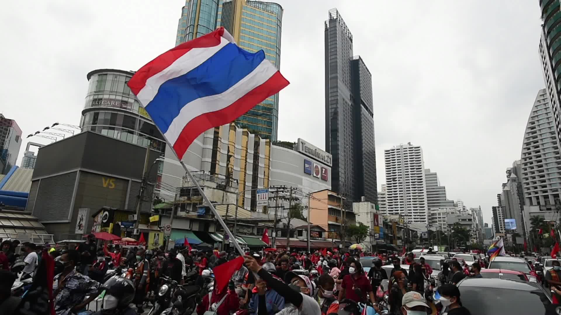 Anti-government rally calling for the ousting of Thai Prime Minister Prayut Chan-o-cha