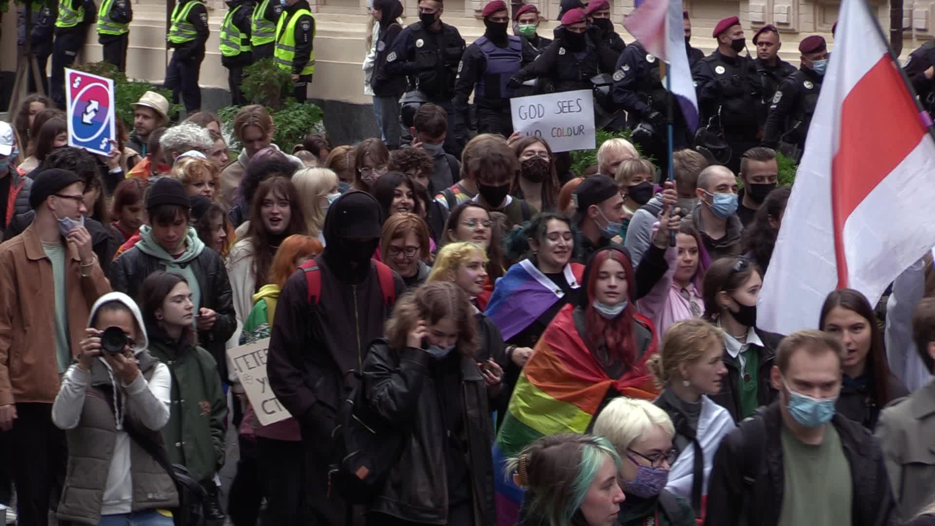 KyivPride gay parade in Ukraine